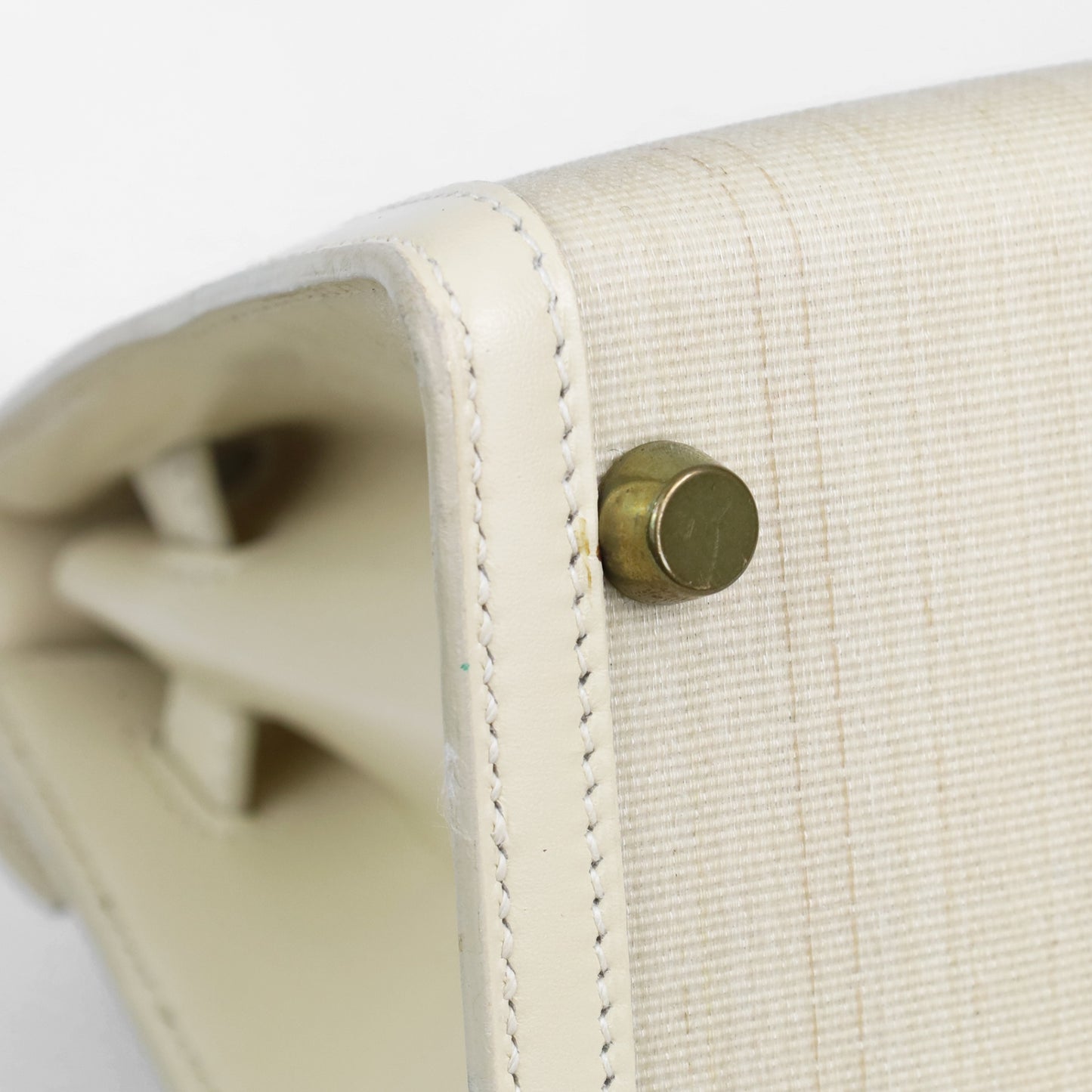 Mini Kelly Crinolan Box Calf Beige GP 〇V Engraved