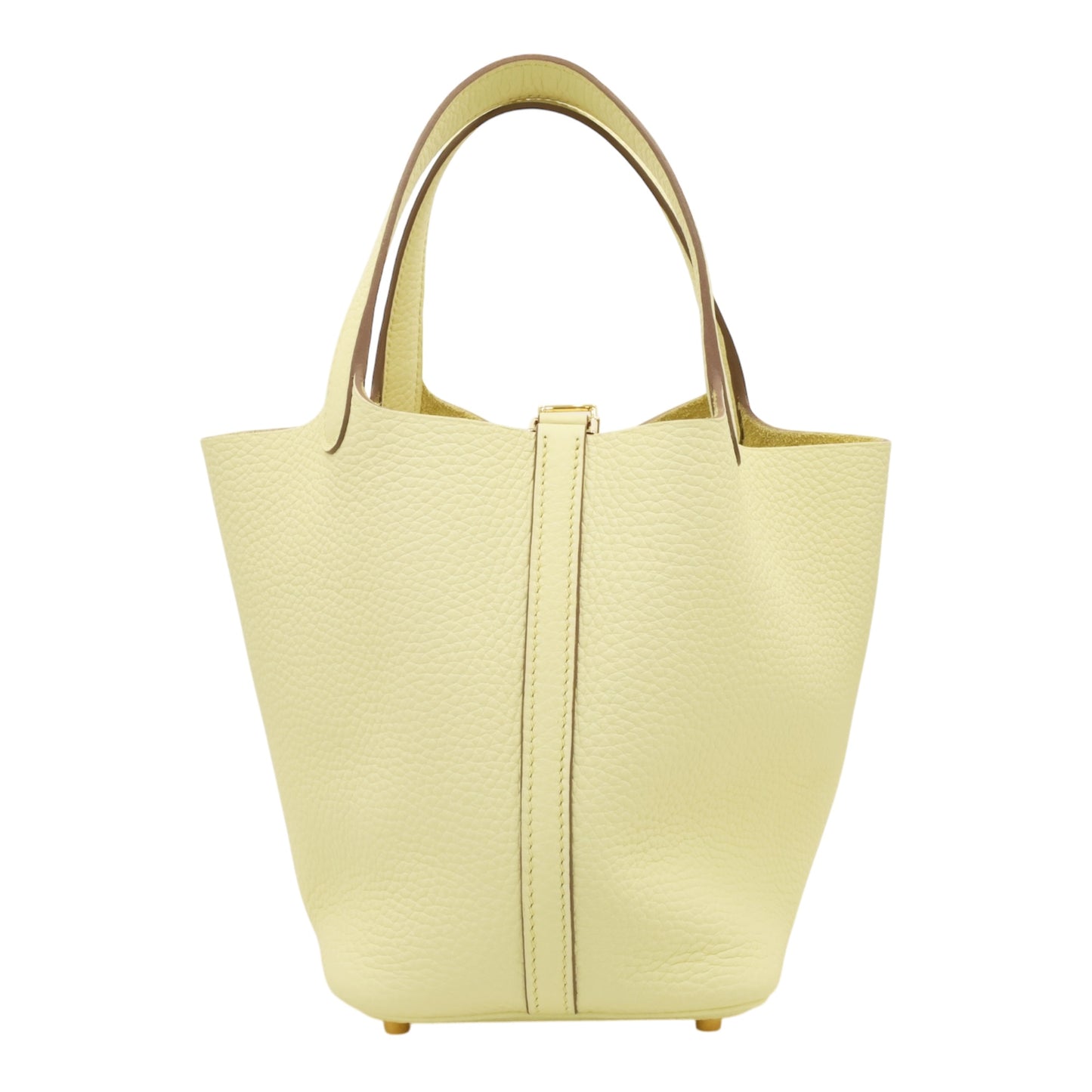 Picotin Lock PM Torillon Clemence Jaune Milton GP W engraved