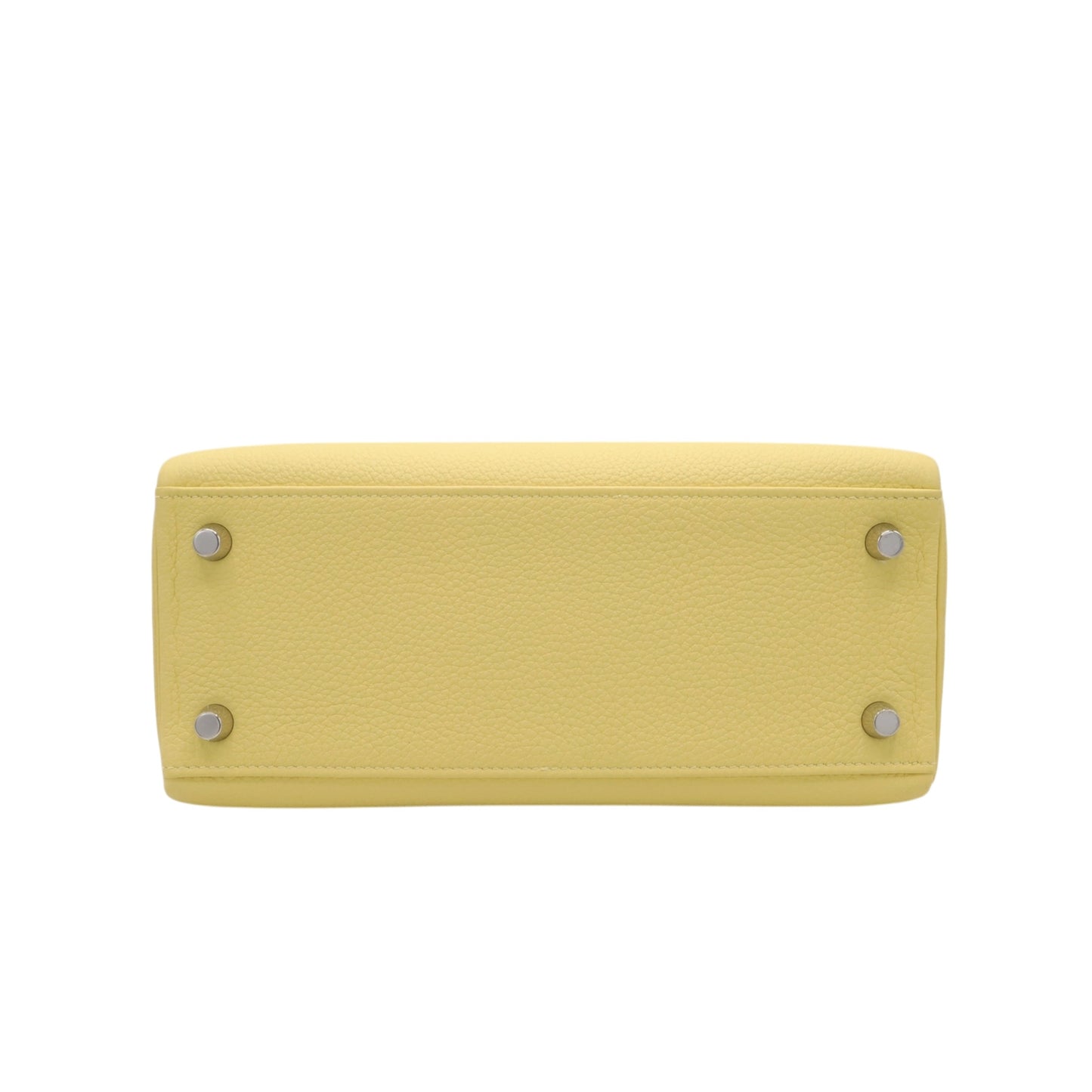 Kelly 25 Togo Jaune Pussant SS B engraved
