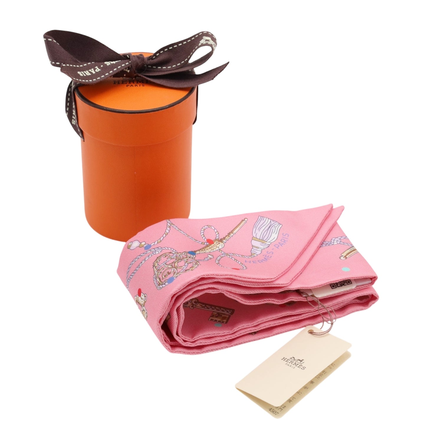 ツイリー レ・クレ・ア・ポア シルク ピンク