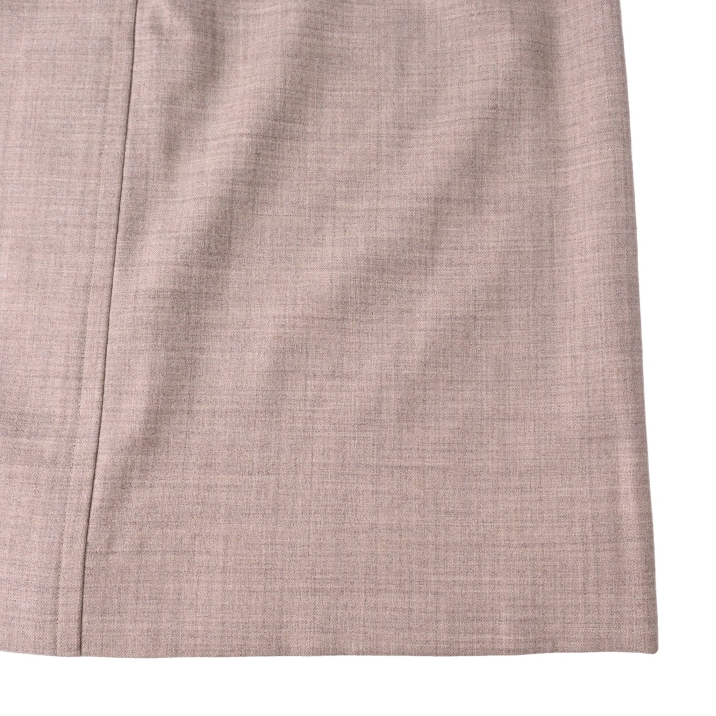 裙子羊毛米色38