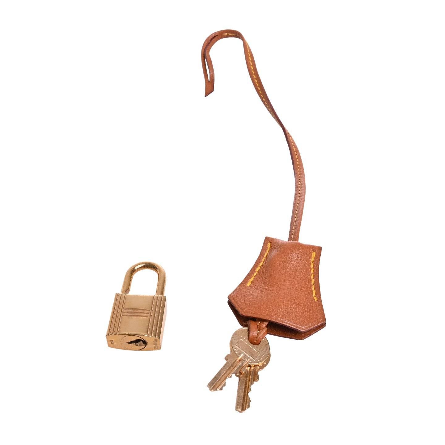 Kelly 32 Calf Toile Ash Gold GP 〇Z engraved