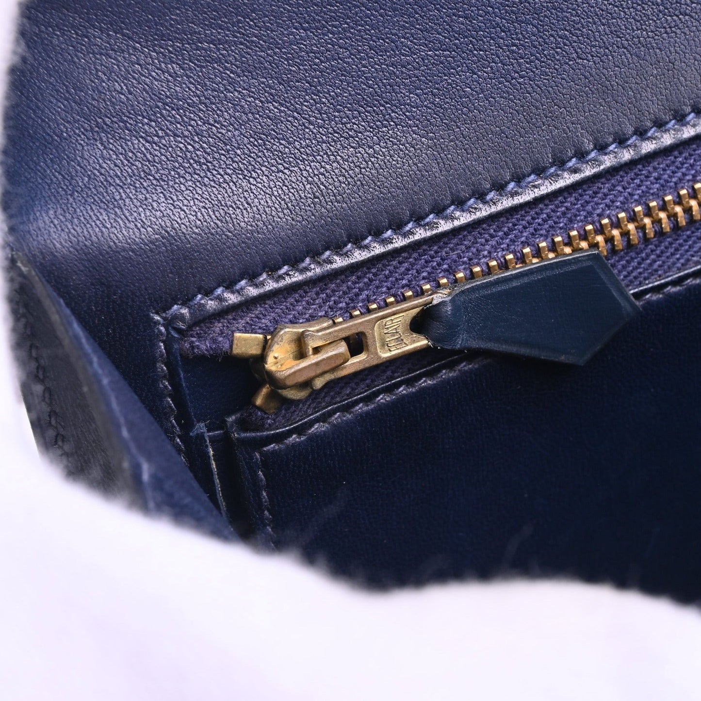 アルカザール ボックスカーフ ブルーインディゴ GP 〇N刻印