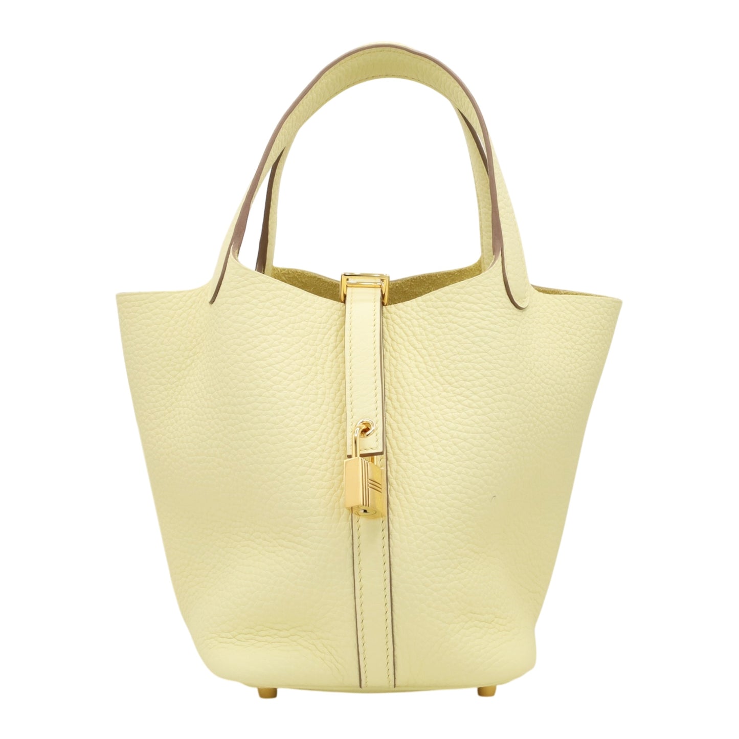 Picotin Lock PM Torillon Clemence Jaune Milton GP W engraved