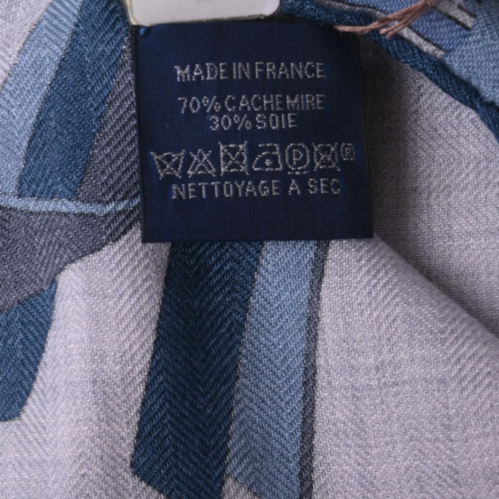 Rectangle e-gri-gri cashmere grey