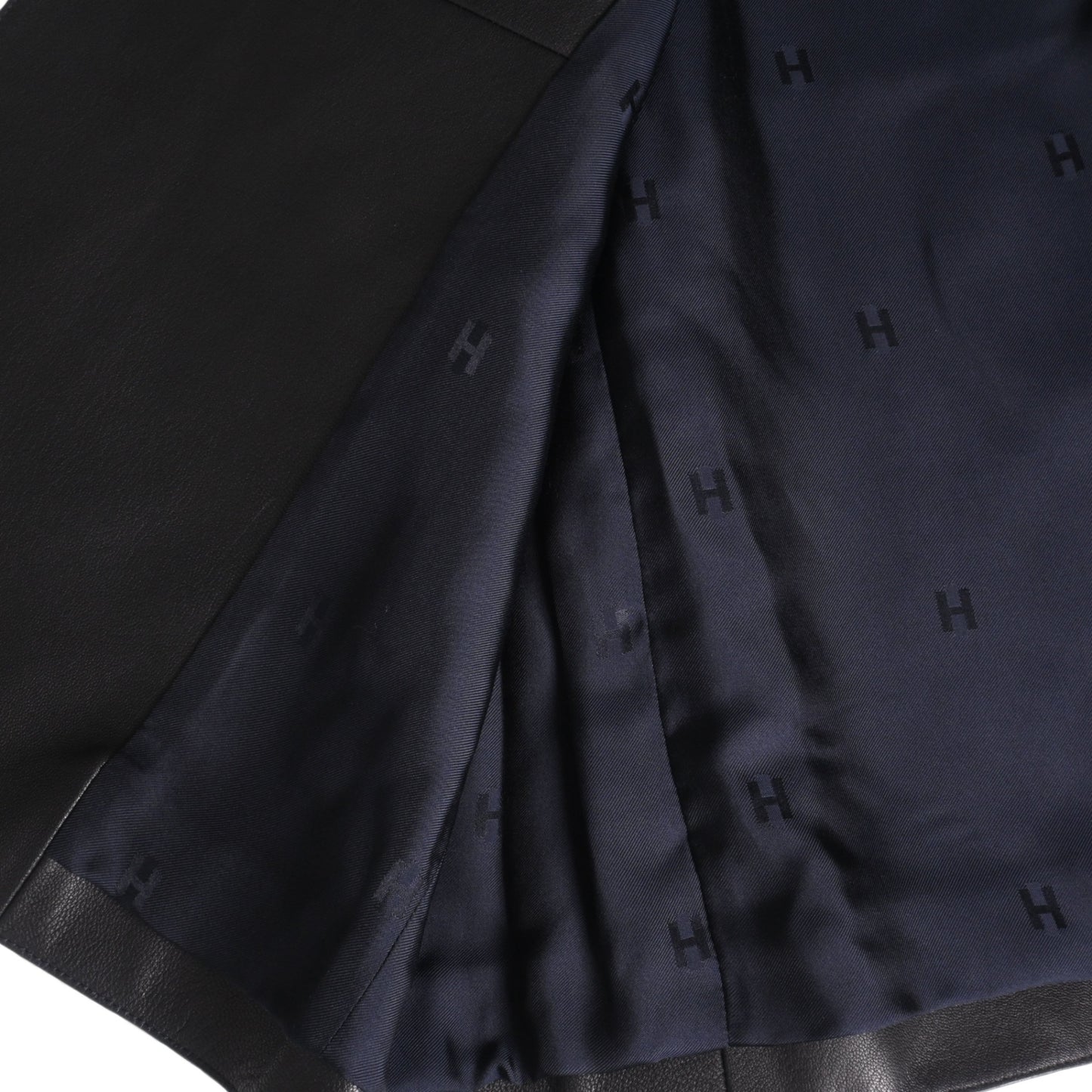 ロングジレ ゴート ブラック 34