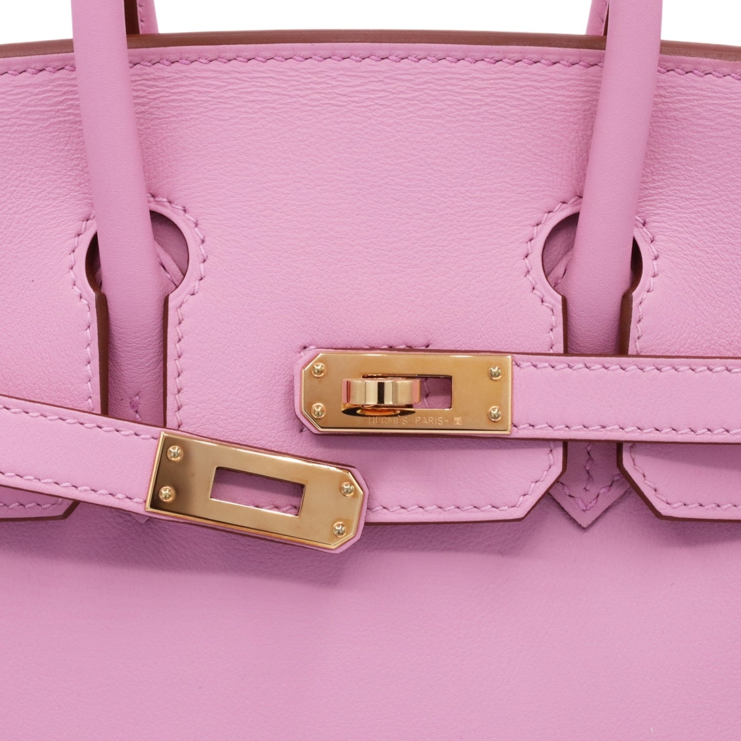 Birkin 25 Voor Swift Mauve Silvestle PG B engraved