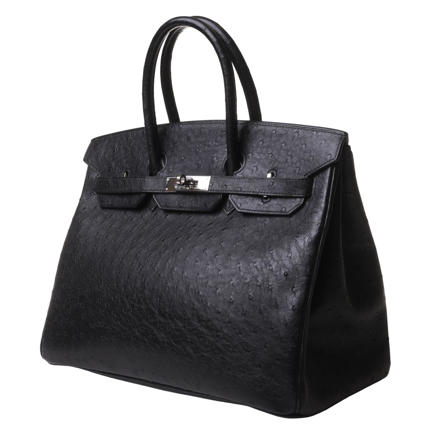 Birkin 35 Orustric Black SS □ J engraved