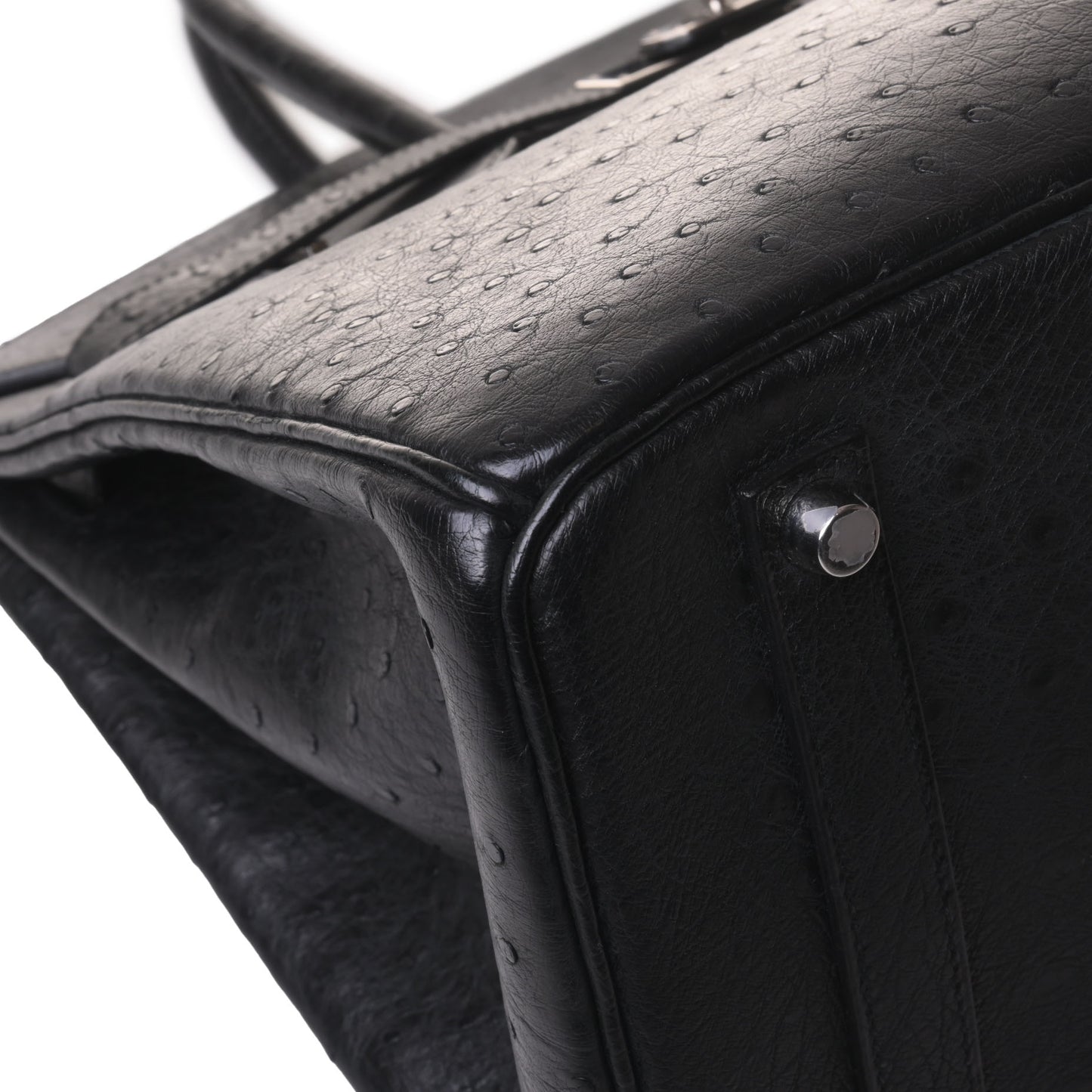 Birkin 35 Orustric Black SS □ J engraved