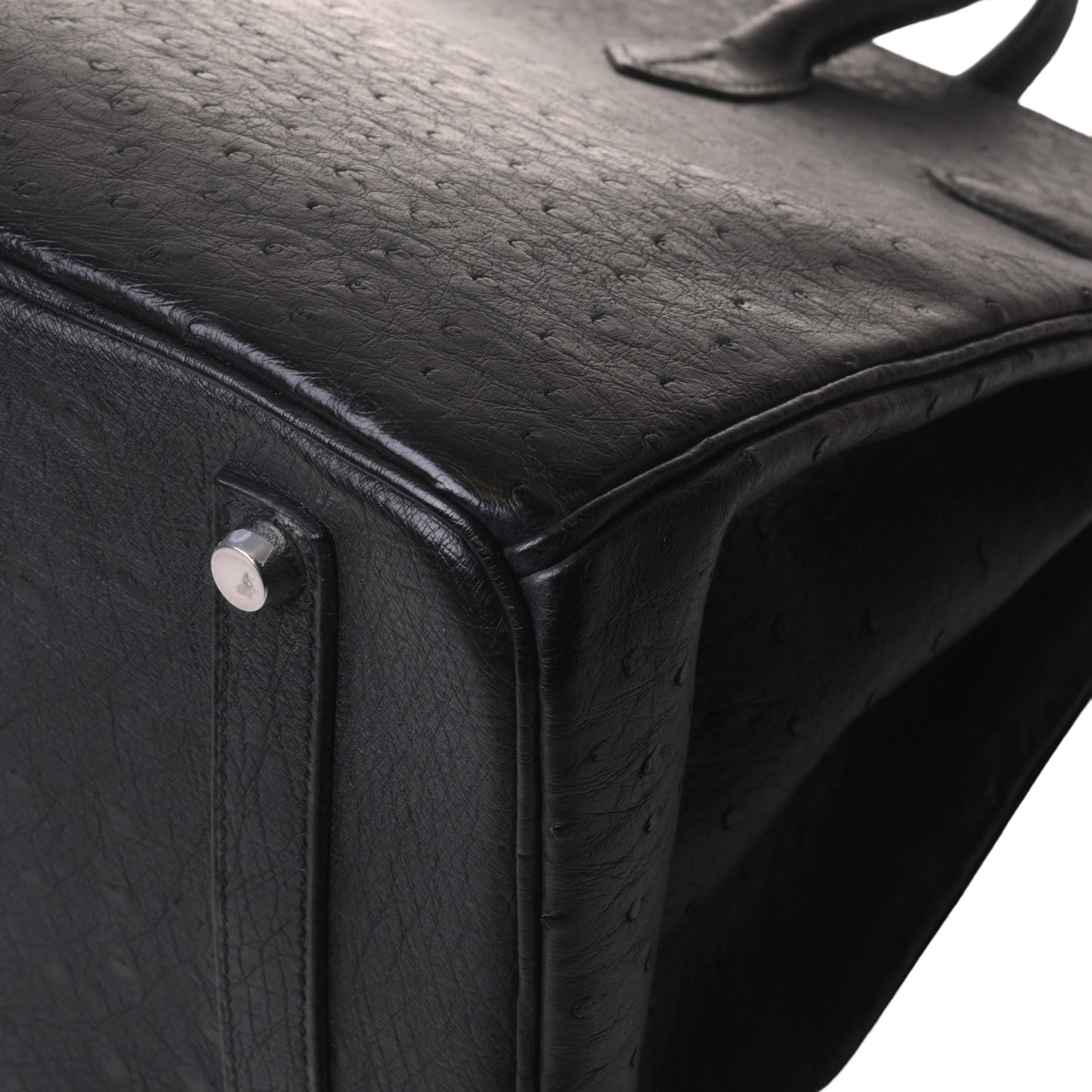 Birkin 35 Orustric Black SS □ J engraved