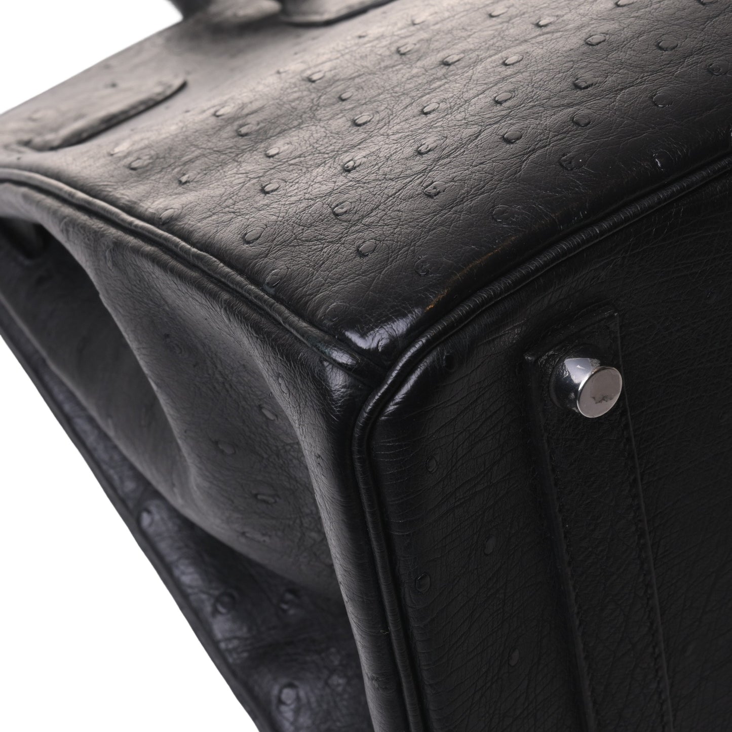 Birkin 35 Orustric Black SS □ J engraved