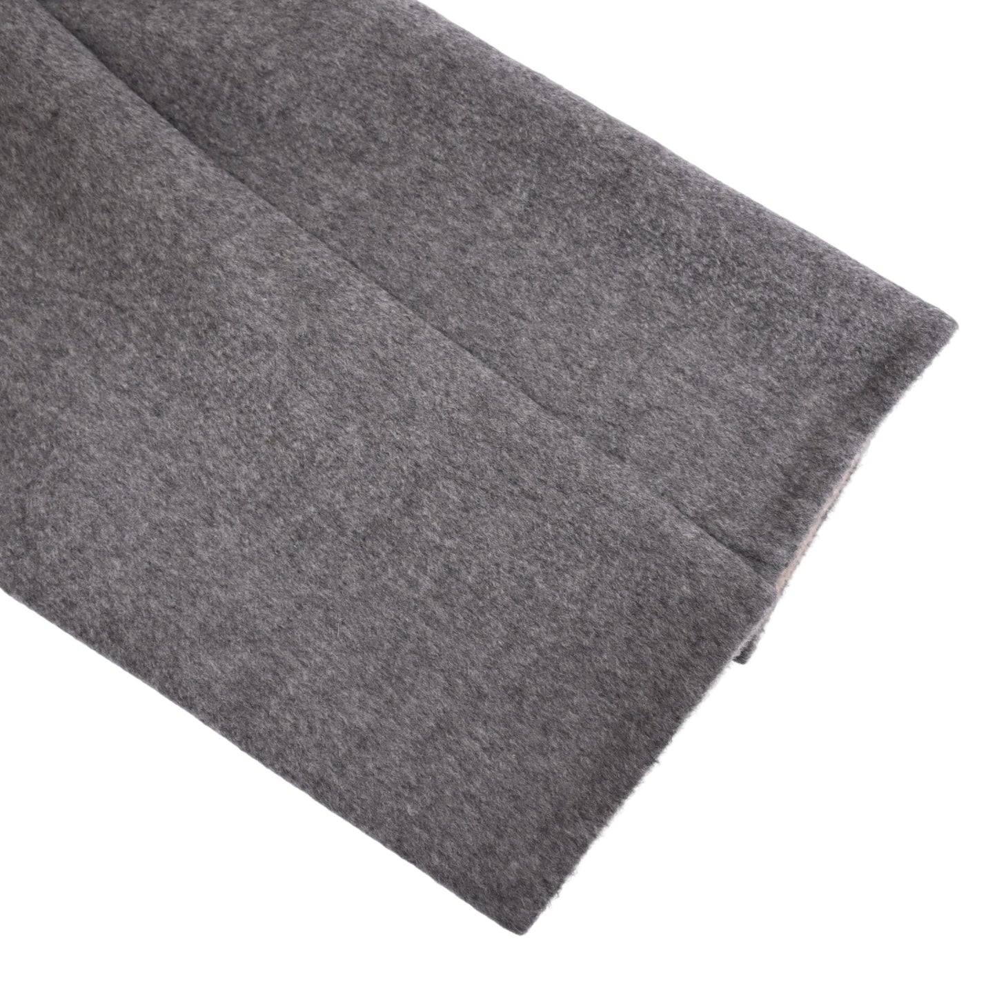 ベルテッドコート カシミヤ グレー ベージュ 38