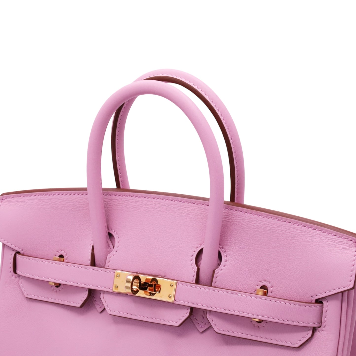 Birkin 25 Voor Swift Mauve Silvestle PG B engraved