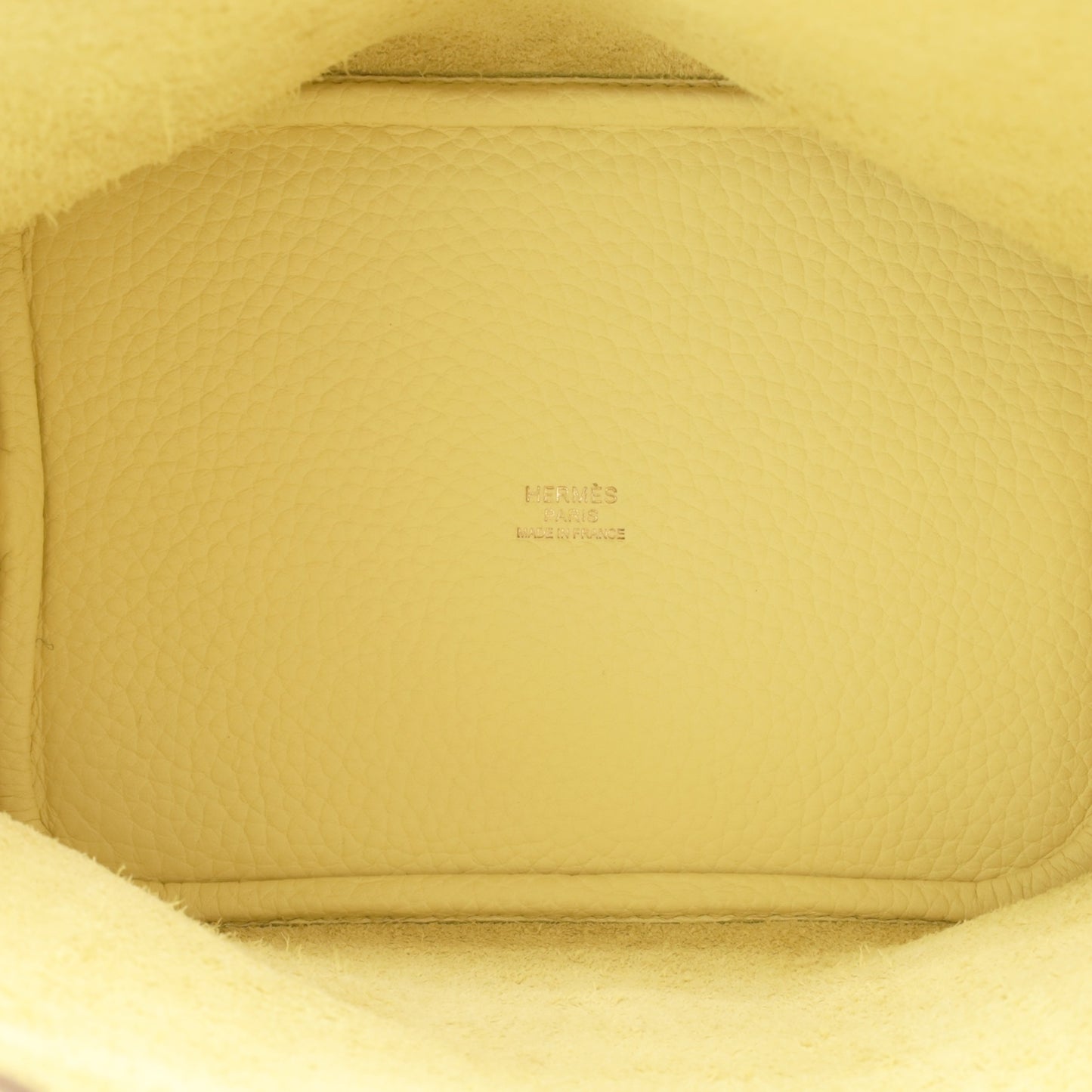 Picotin Lock PM Torillon Clemence Jaune Milton GP W engraved