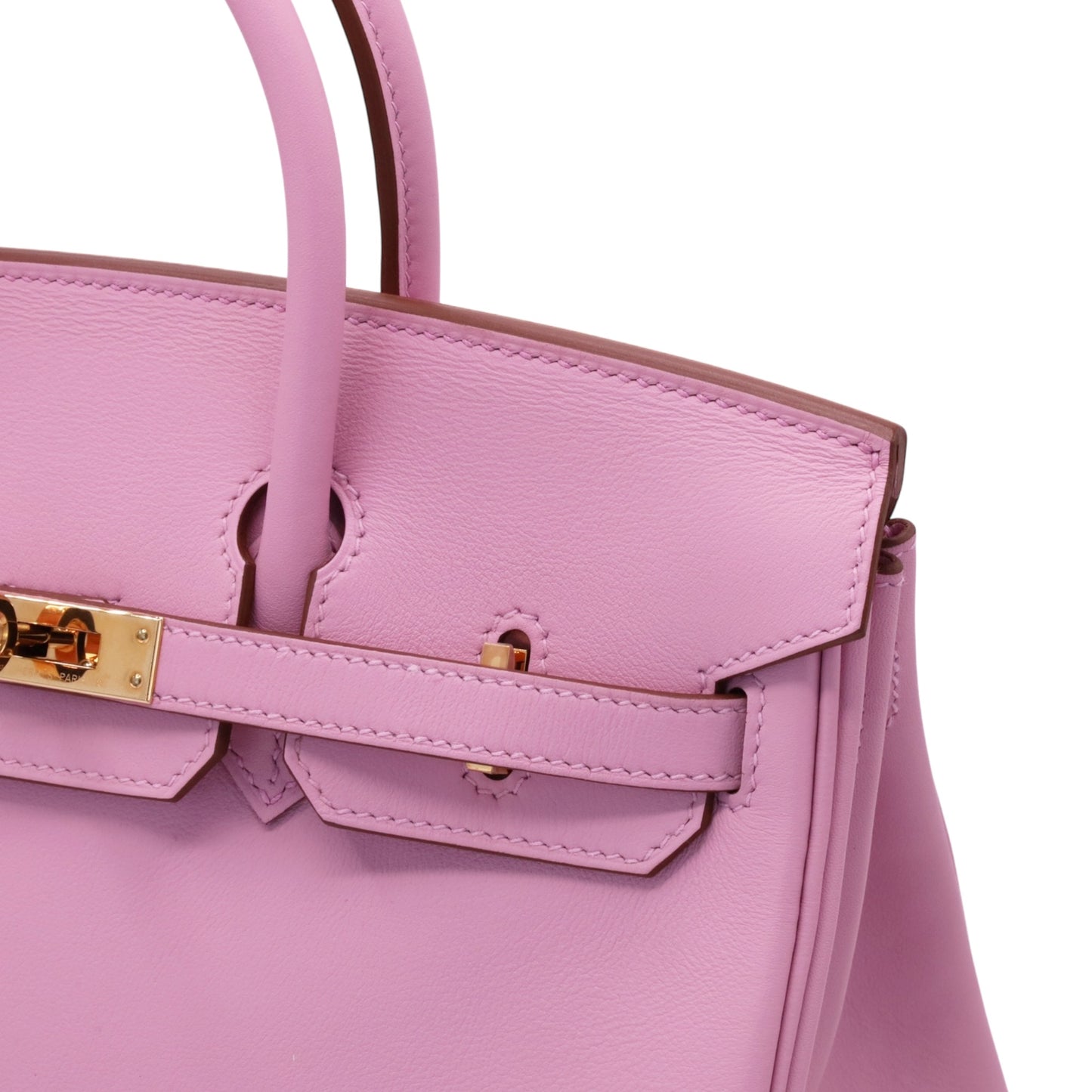 Birkin 25 Voor Swift Mauve Silvestle PG B engraved