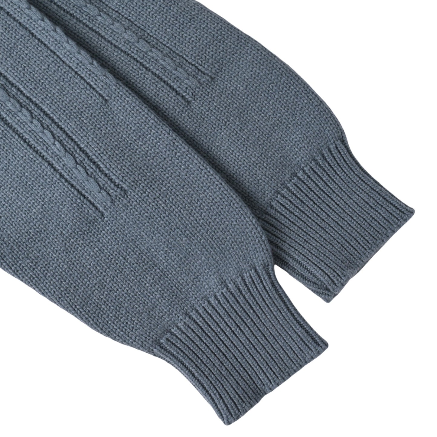 カーディガン カシミヤ ブルー 42