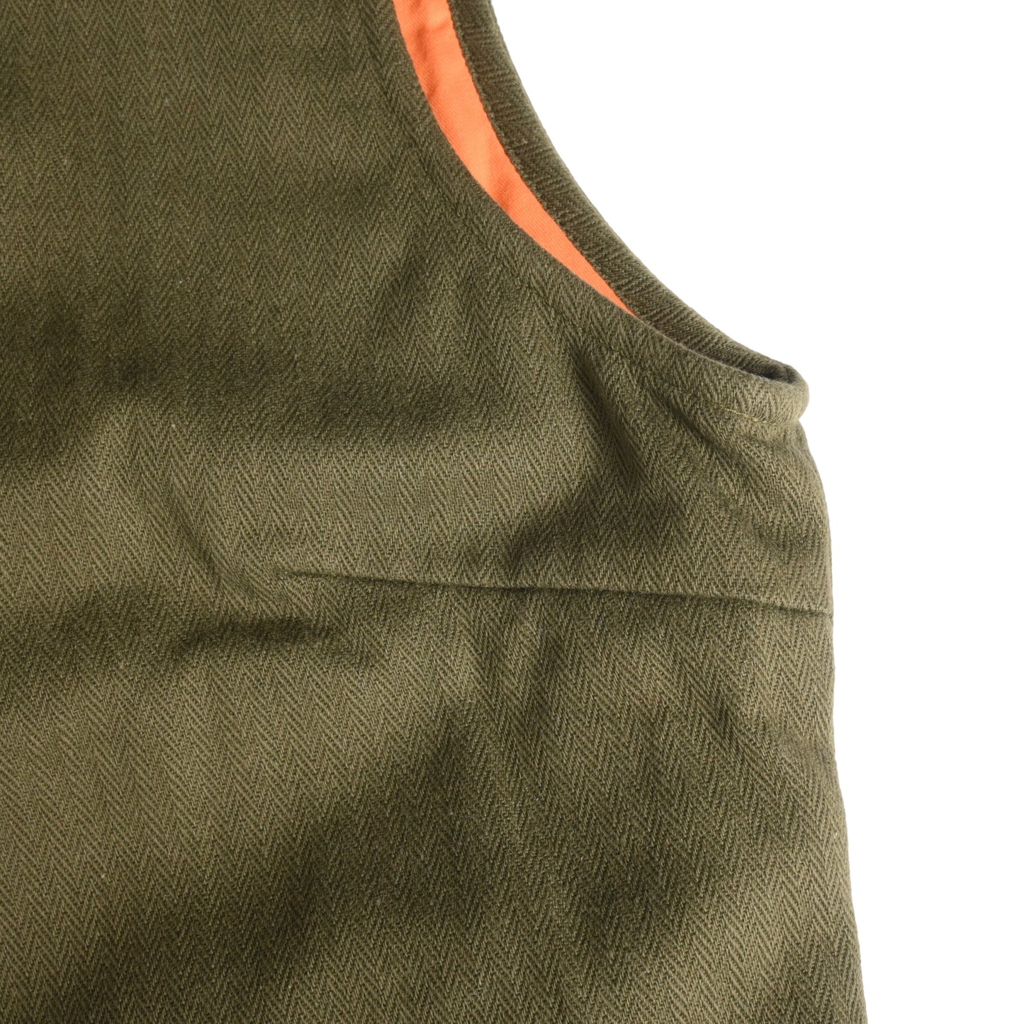HERMES ベスト コットン カーキ L