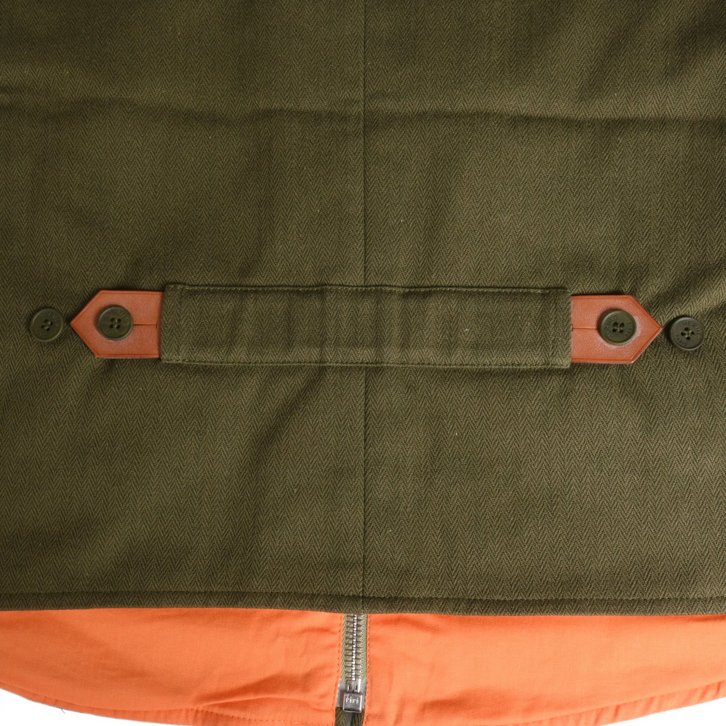 HERMES ベスト コットン カーキ L