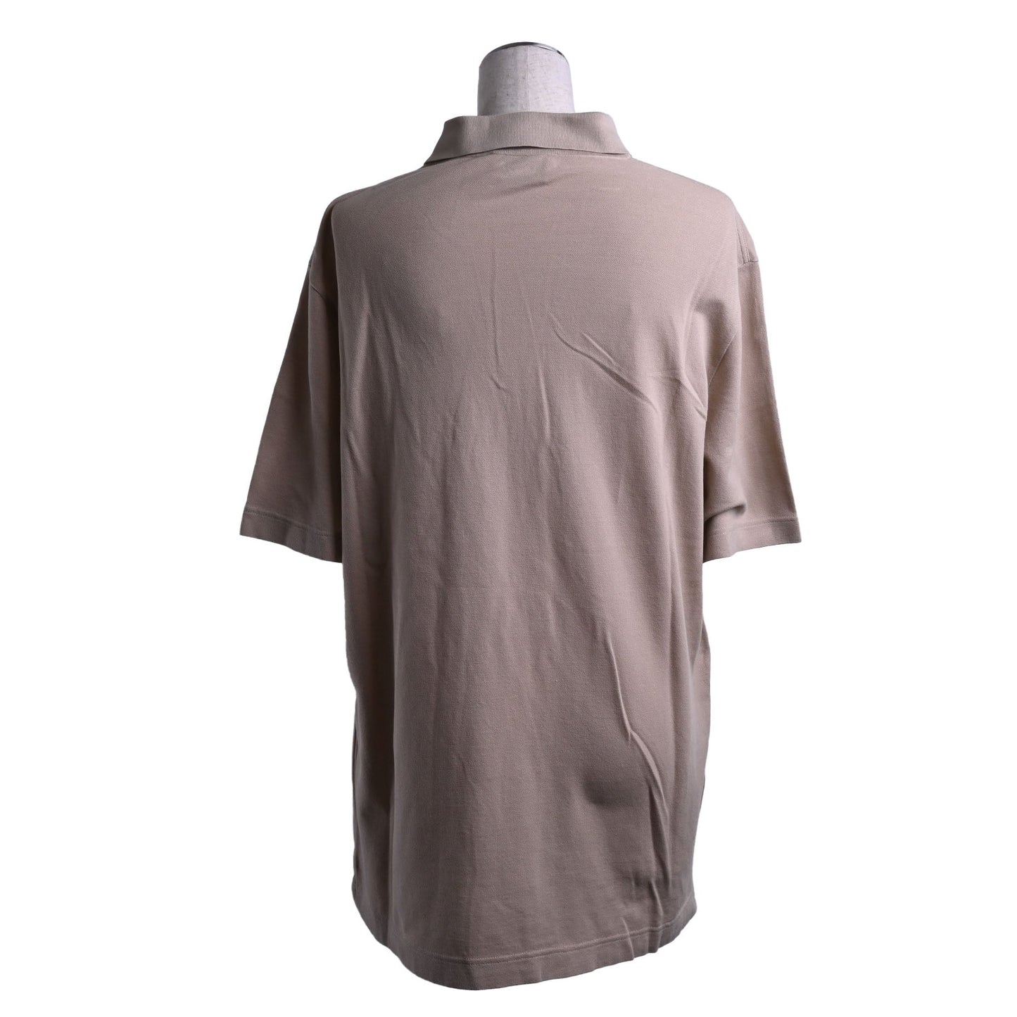 Polo shirt H logo cotton beige XL