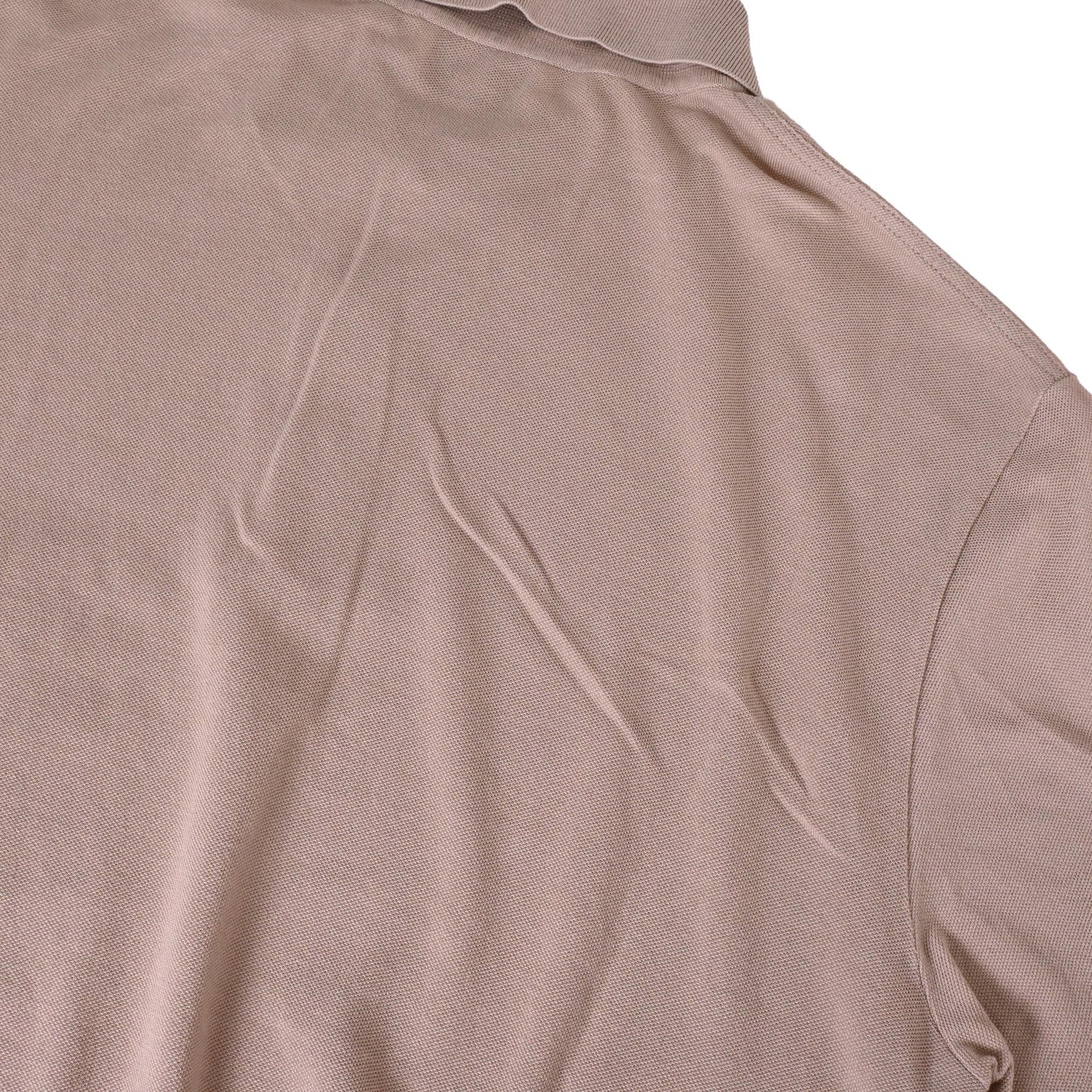 Polo shirt H logo cotton beige XL
