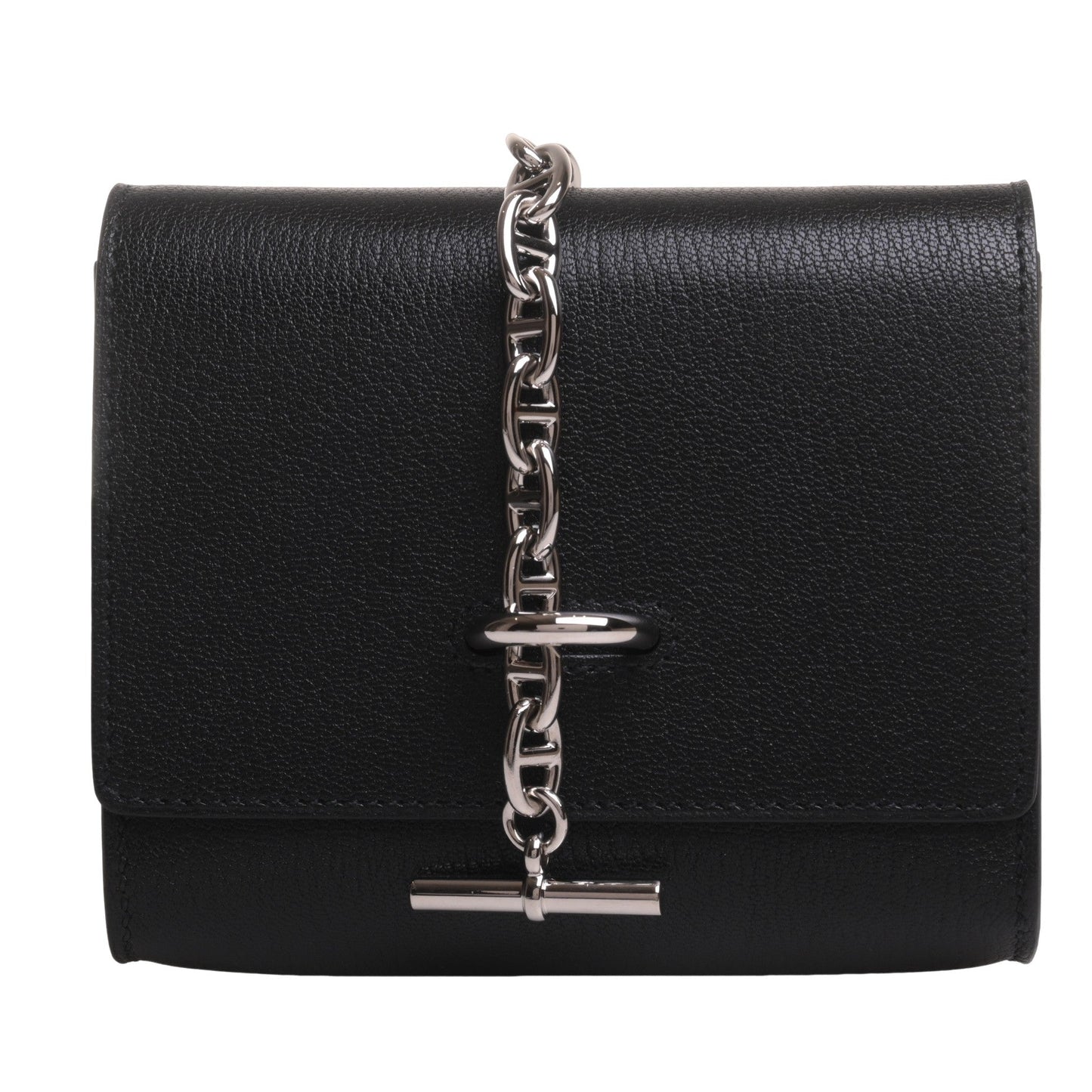 Chaine d'Ankle Compact Chevre Black SS W engraved