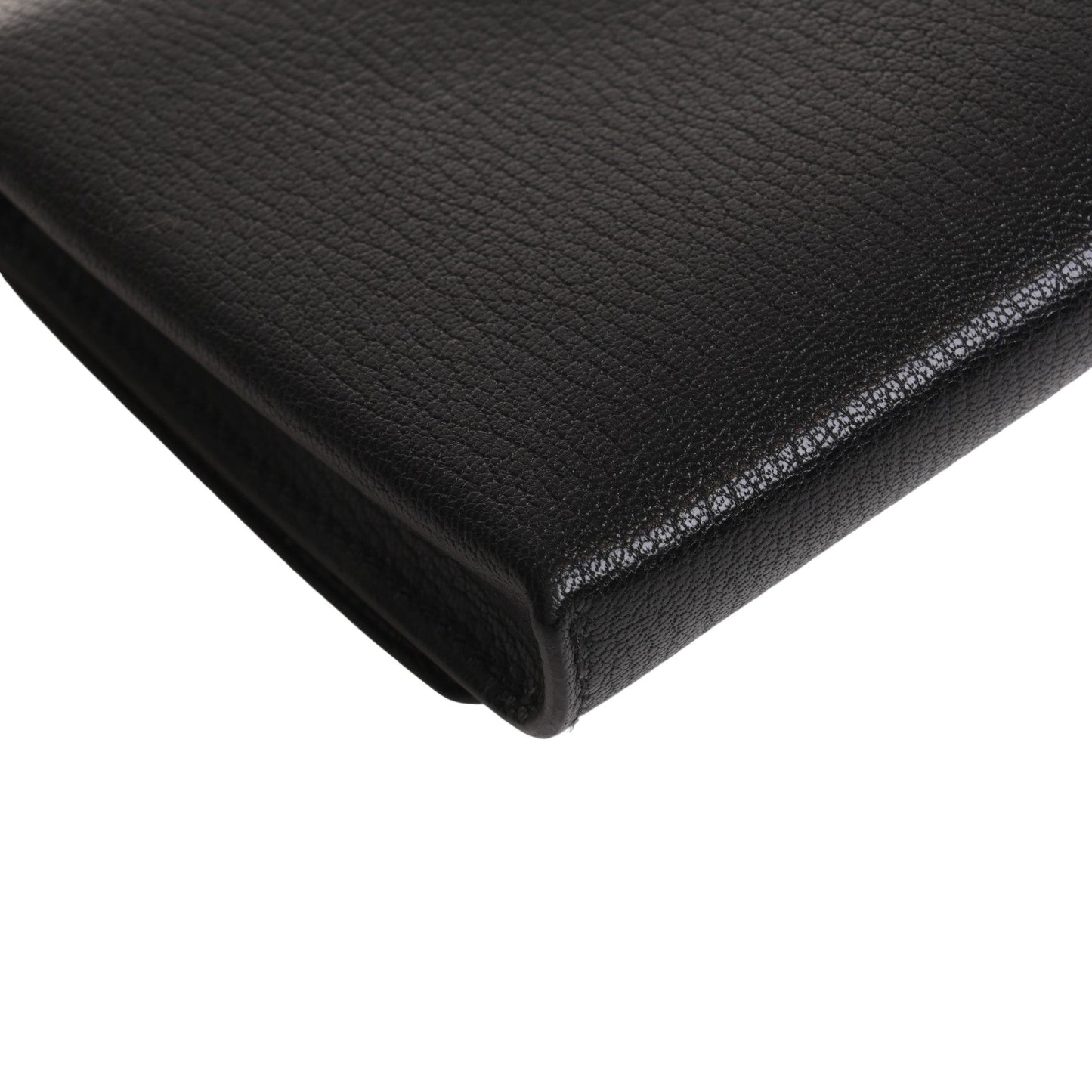 Chaine d'Ankle Compact Chevre Black SS W engraved
