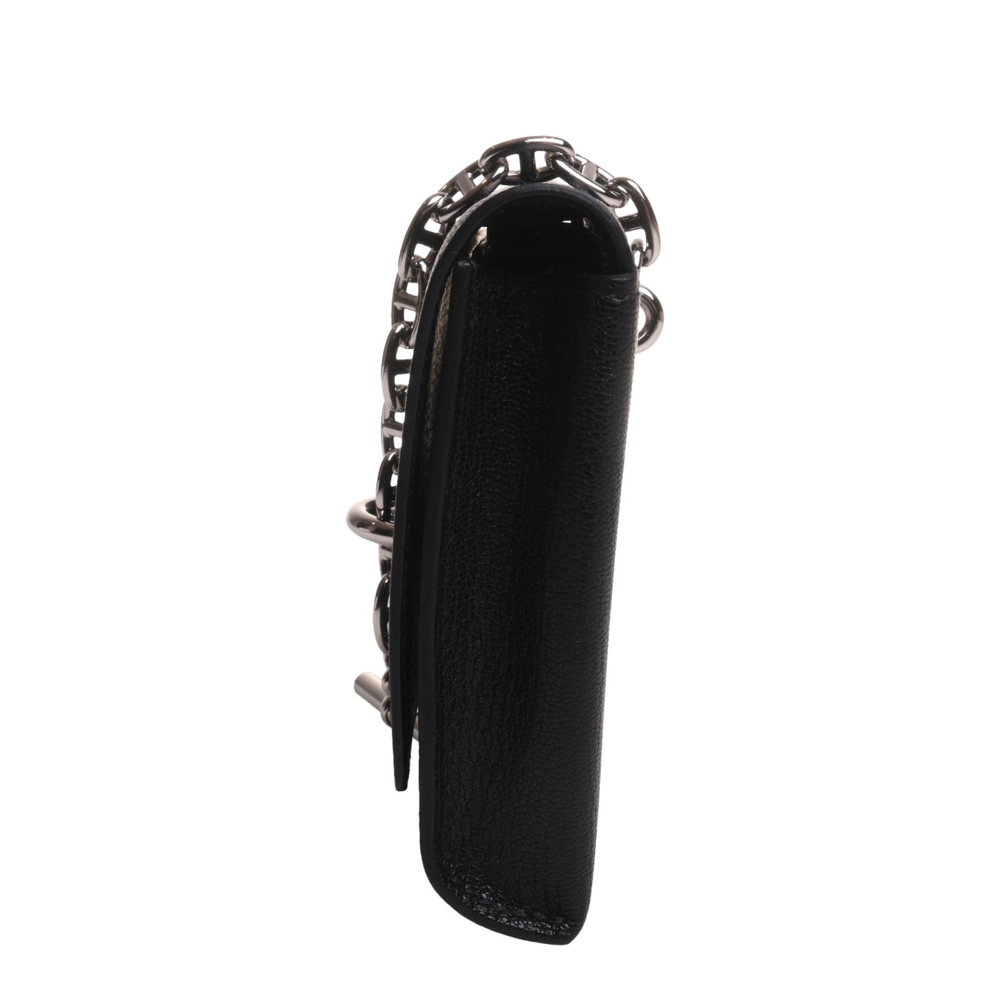 Chaine d'Ankle Compact Chevre Black SS W engraved