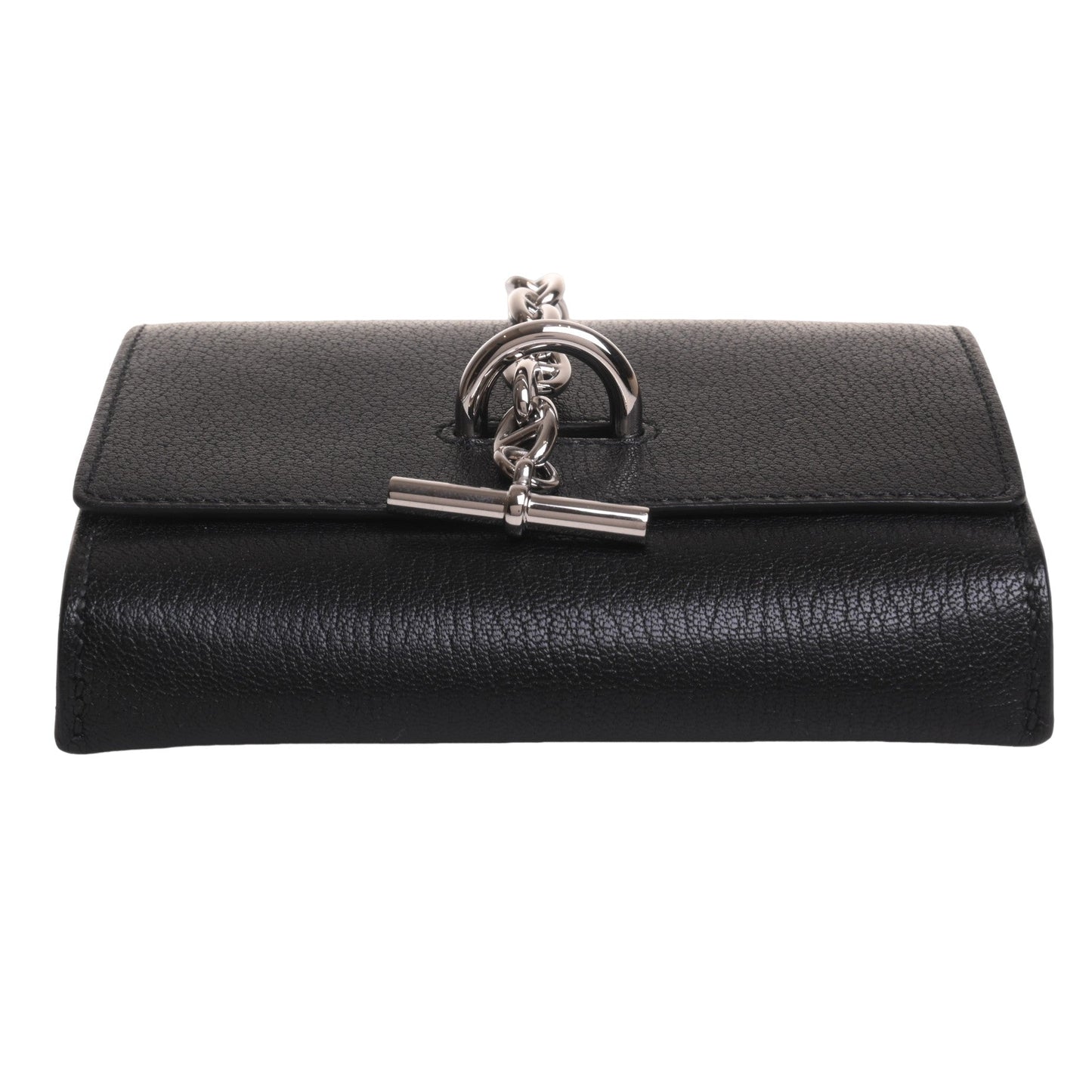 Chaine d'Ankle Compact Chevre Black SS W engraved