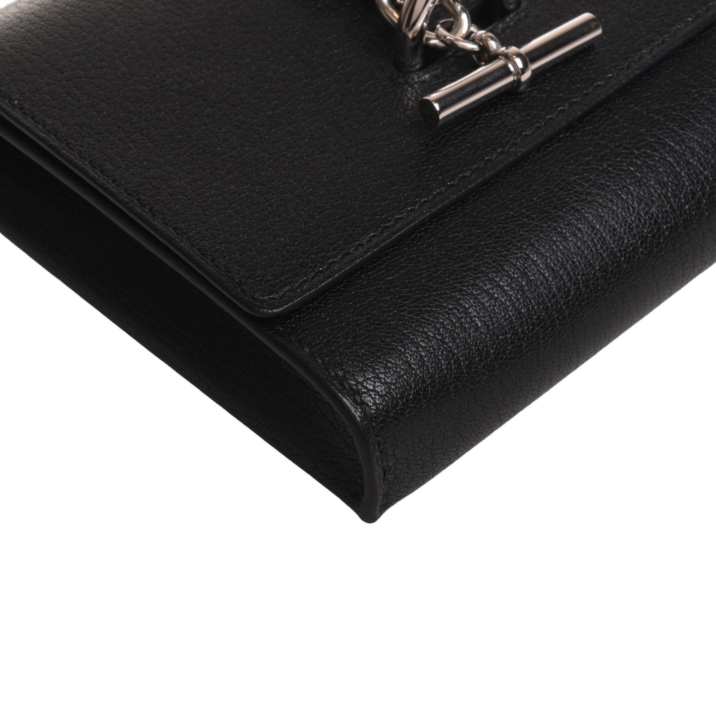 Chaine d'Ankle Compact Chevre Black SS W engraved