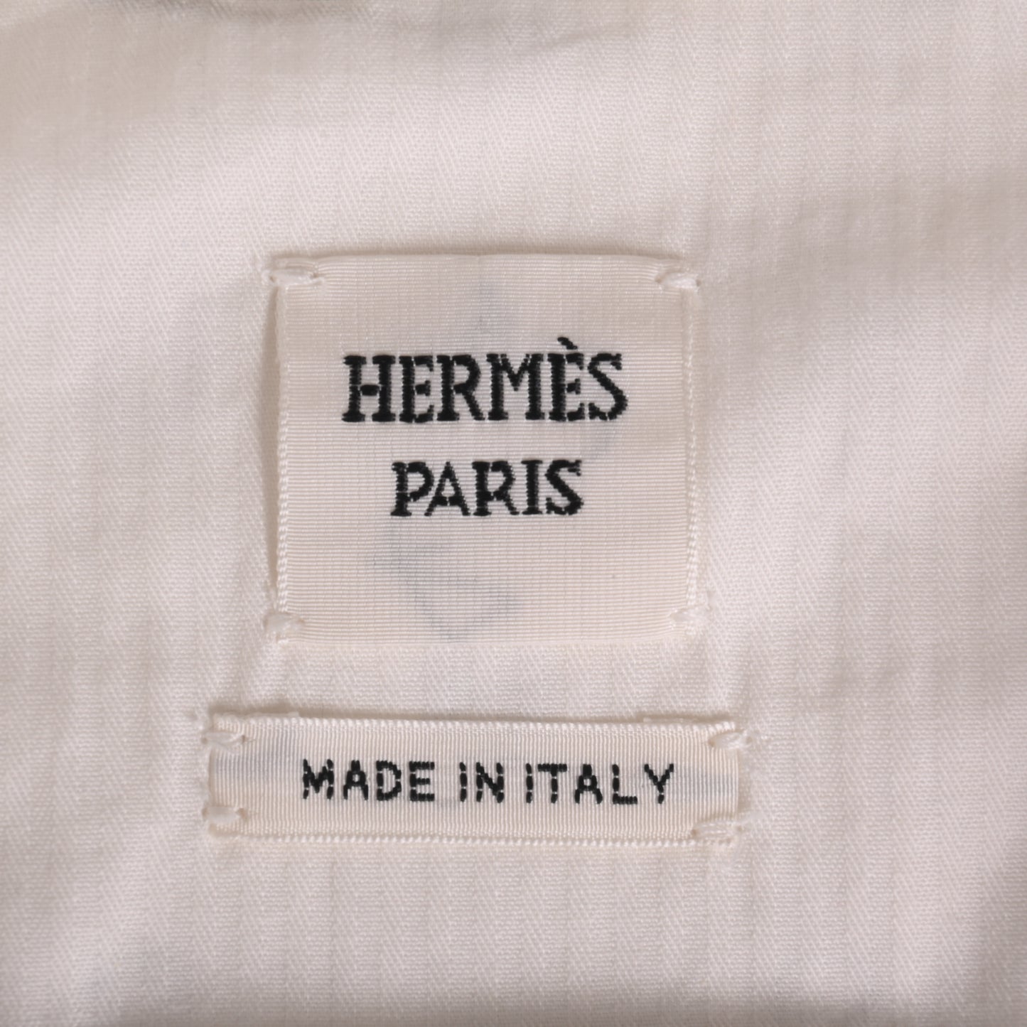 HERMES デニムジャケット シェーヌダンクル柄 白 40