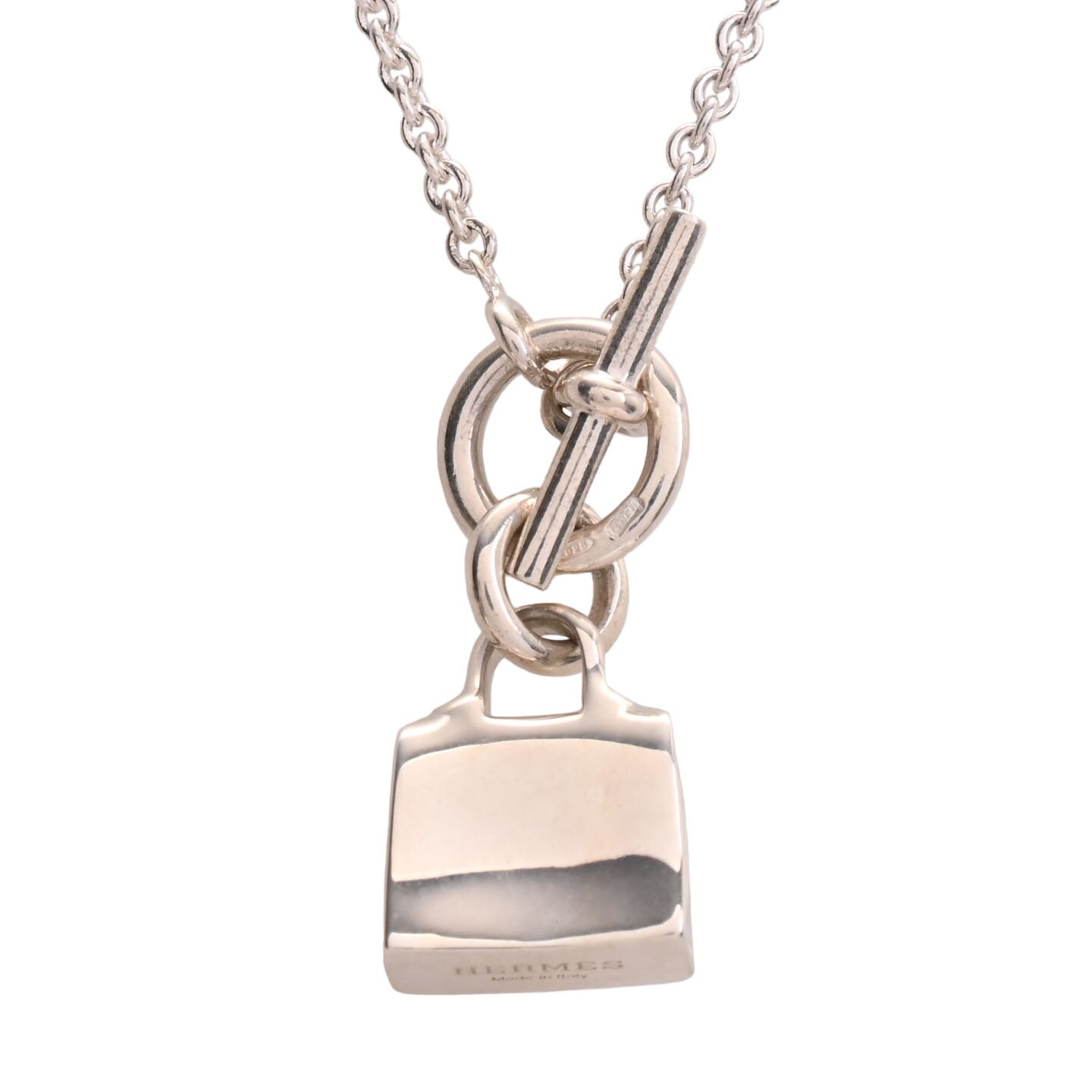 HERMES アミュレット ケリー ネックレス SV