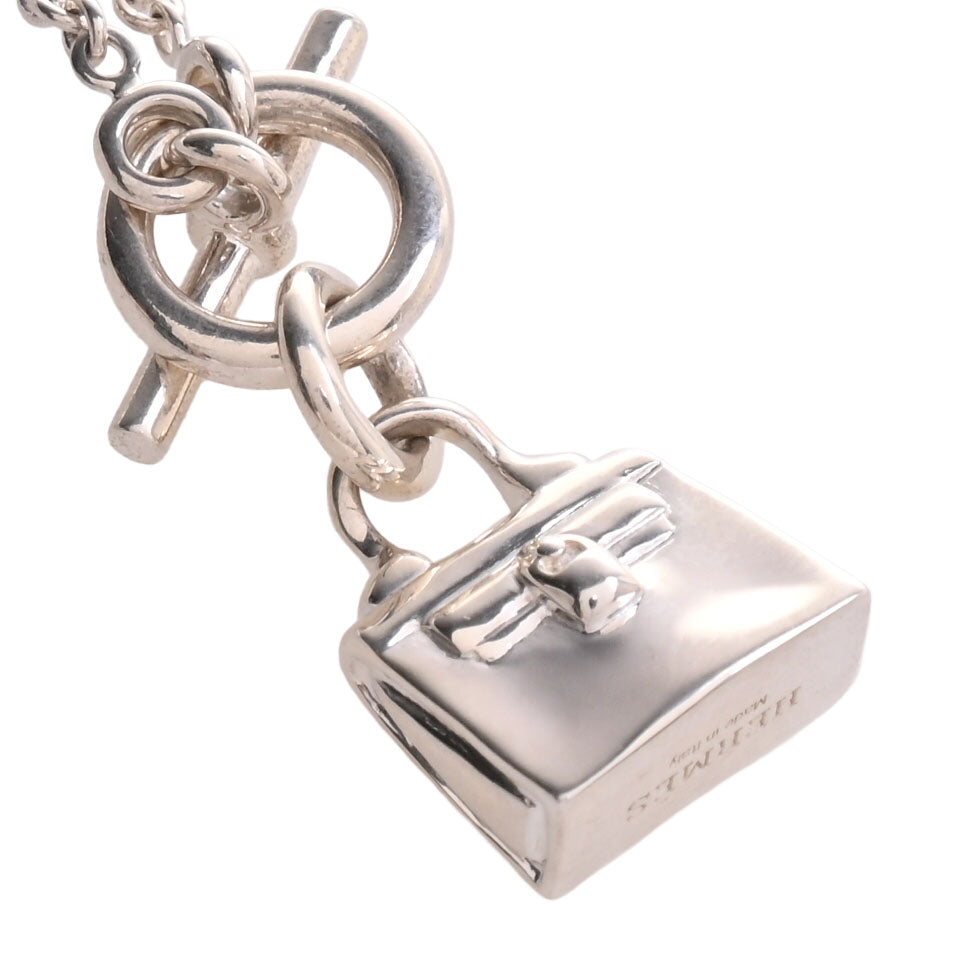 HERMES アミュレット ケリー ネックレス SV