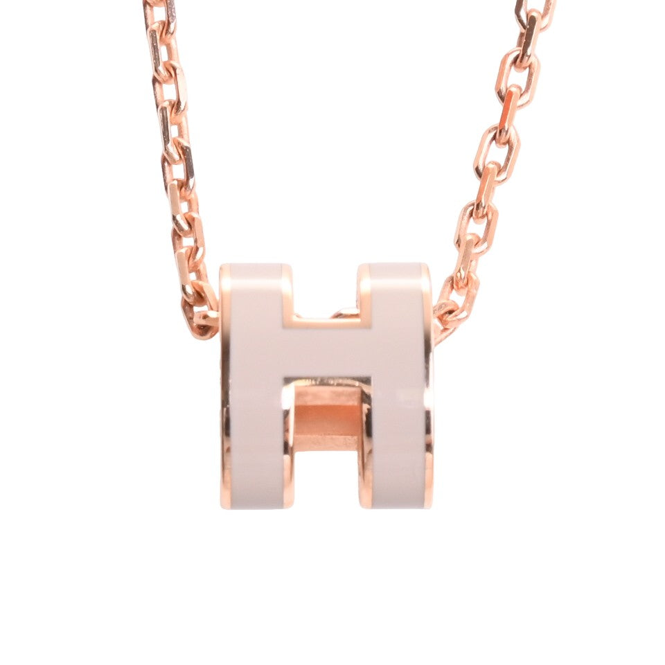 HERMES ポップアッシュミニ ネックレス マロン PG