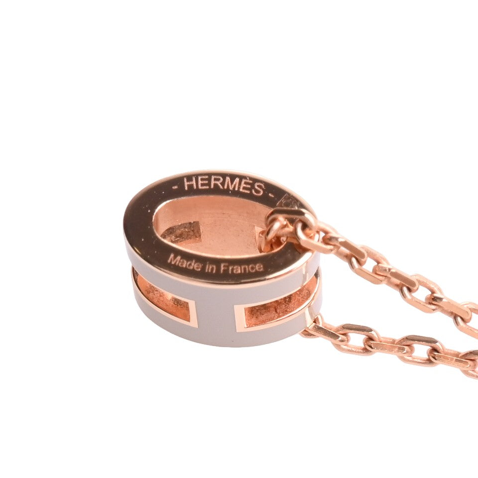 HERMES ポップアッシュミニ ネックレス マロン PG