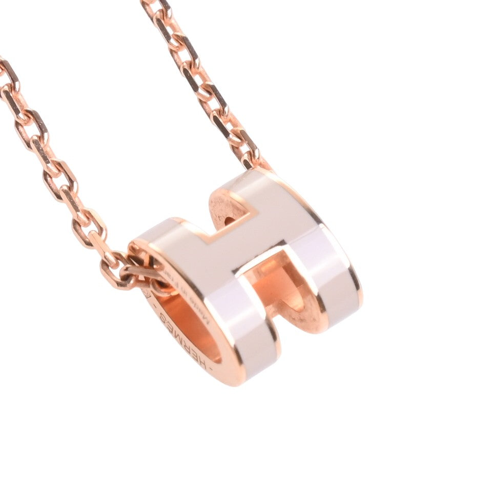 HERMES ポップアッシュミニ ネックレス マロン PG