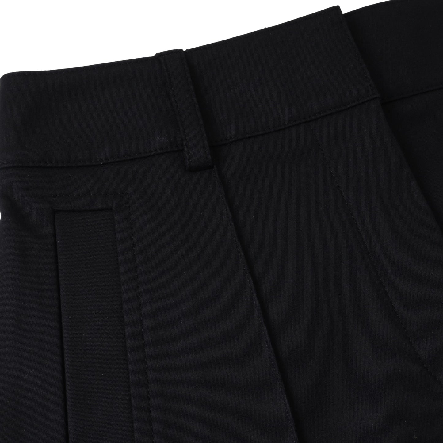 HERMES ショットパンツ コットン 黒 34