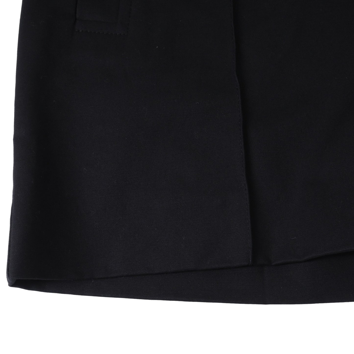 HERMES ショットパンツ コットン 黒 34