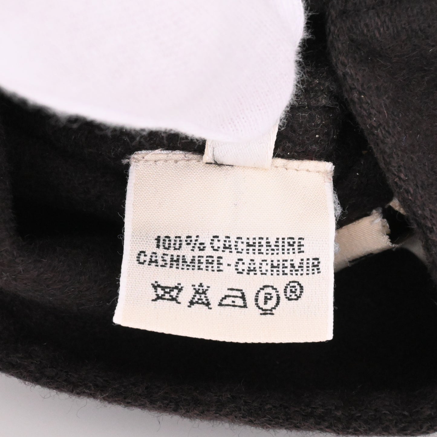 HERMES Wフェイスコート カシミヤ ブラウン 38