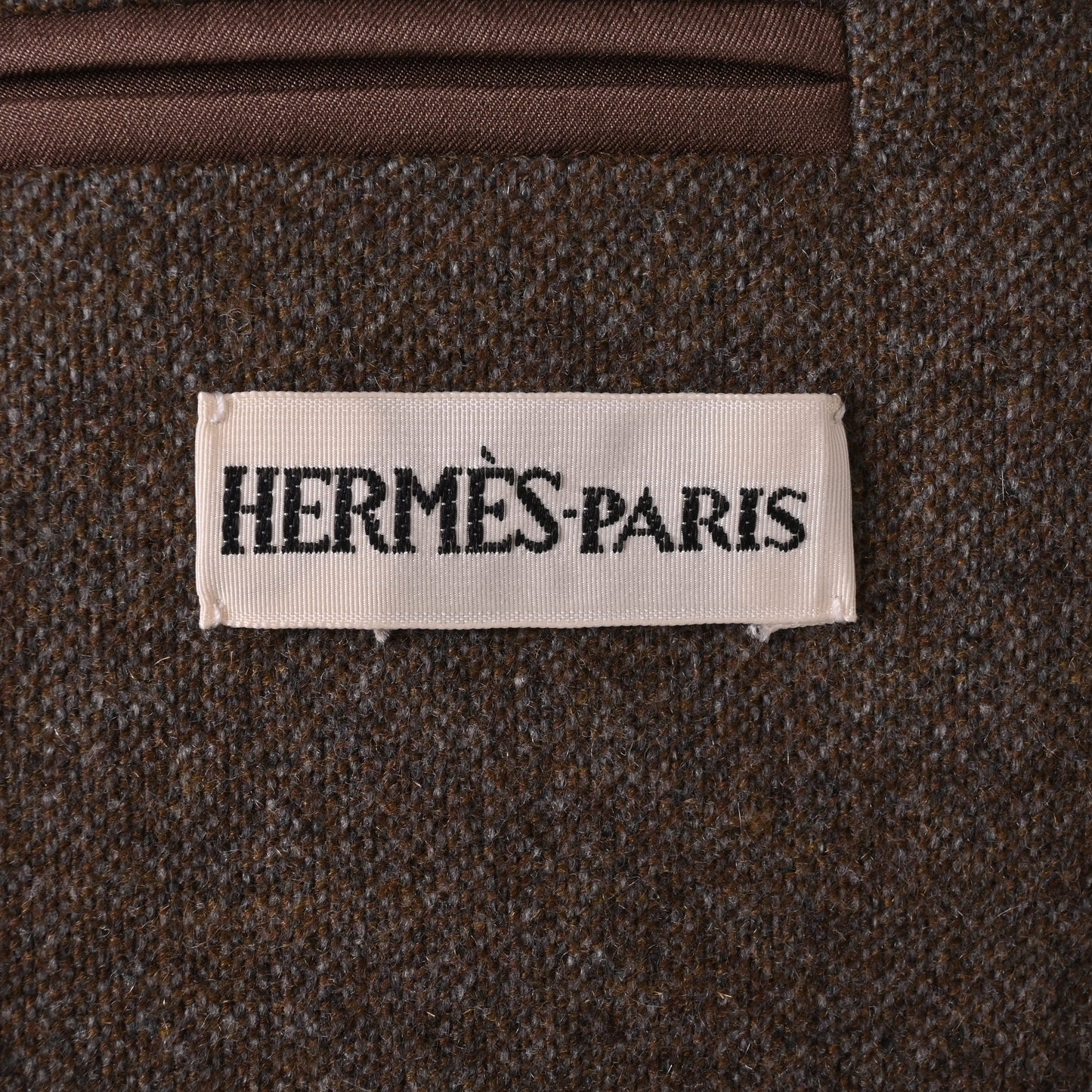 HERMES テーラードジャケット カシミヤ チャコール 40