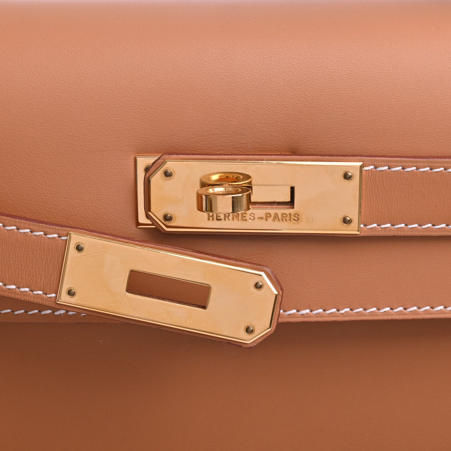 HERMES ケリー28 ヴォーシャモニー ナチュラル GP □G刻印