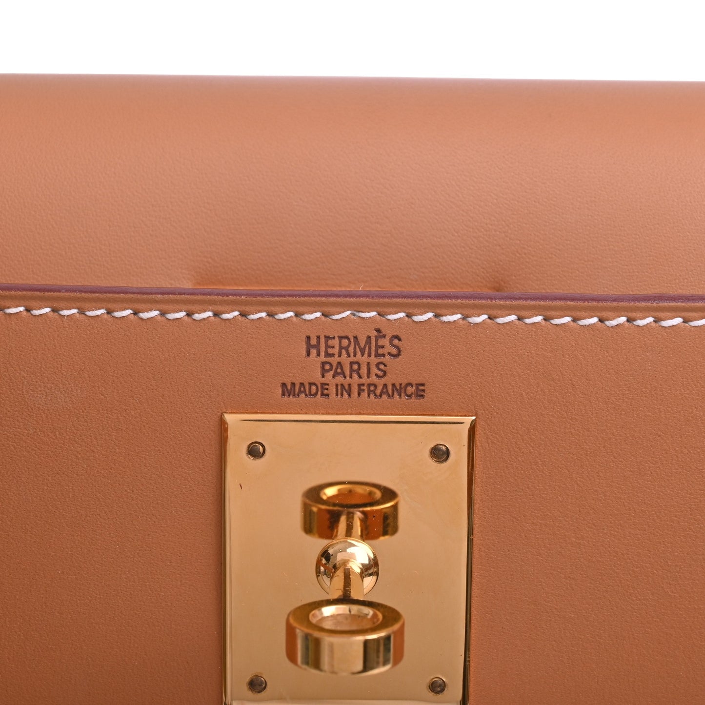 HERMES ケリー28 ヴォーシャモニー ナチュラル GP □G刻印
