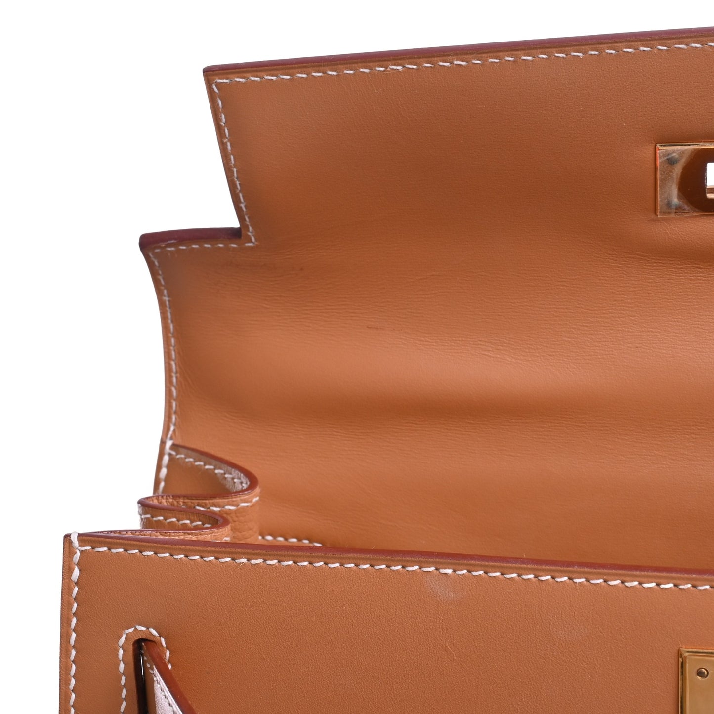 HERMES ケリー28 ヴォーシャモニー ナチュラル GP □G刻印