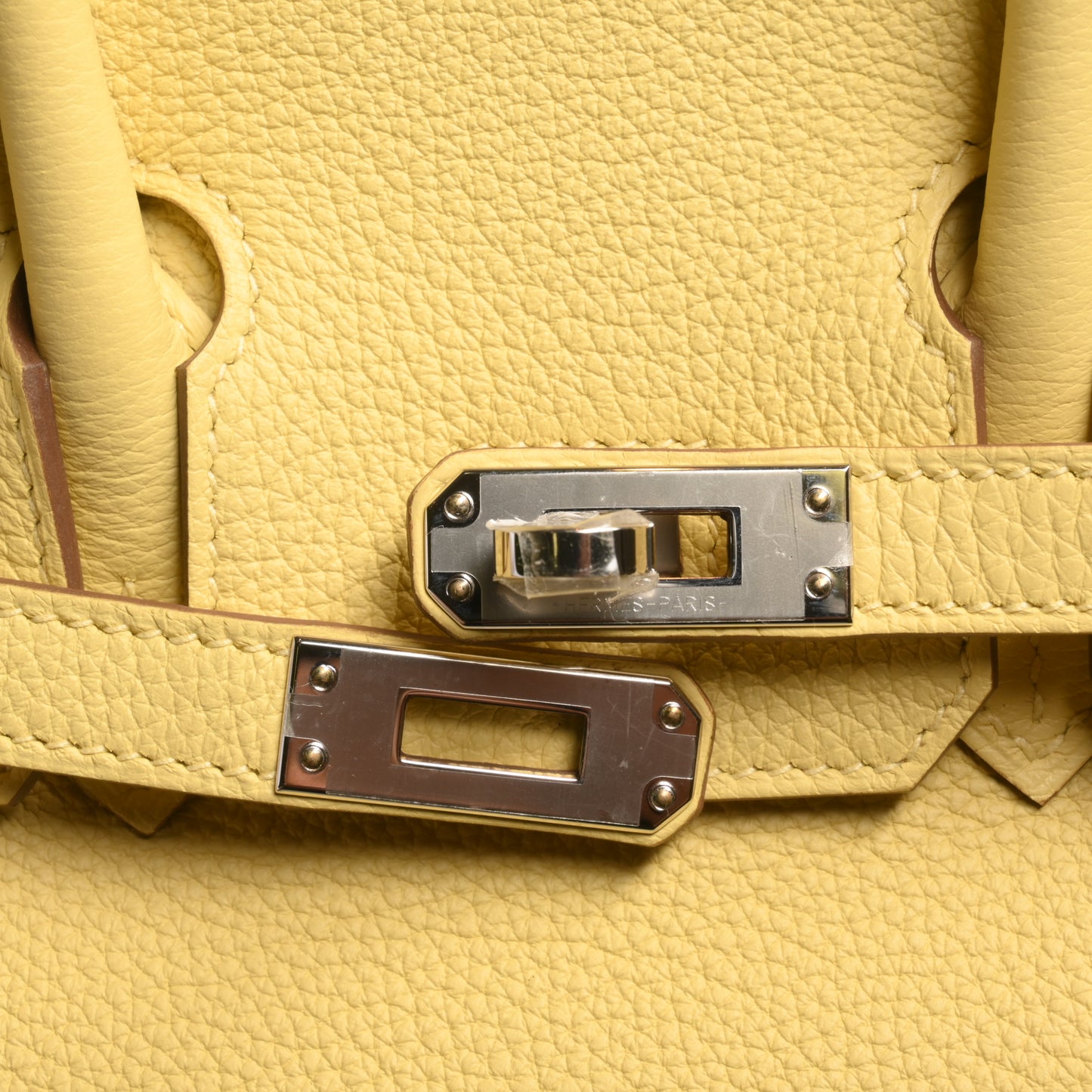 HERMES バーキン25 トゴ ジョーヌプッサン SS W刻印