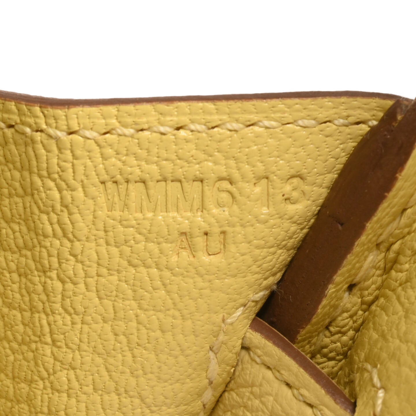 HERMES バーキン25 トゴ ジョーヌプッサン SS W刻印