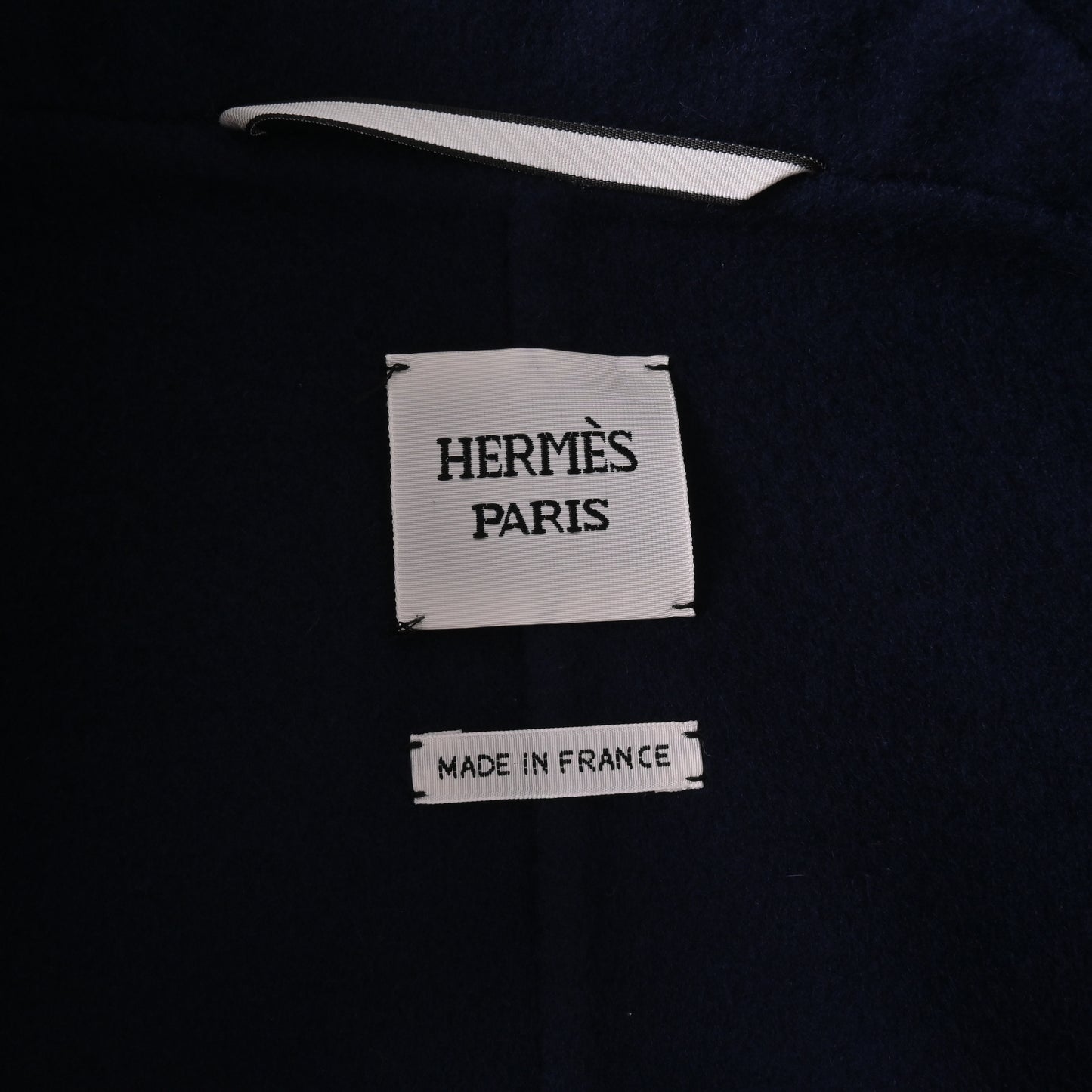HERMES ブルゾン メドール カシミヤ ネイビー 38