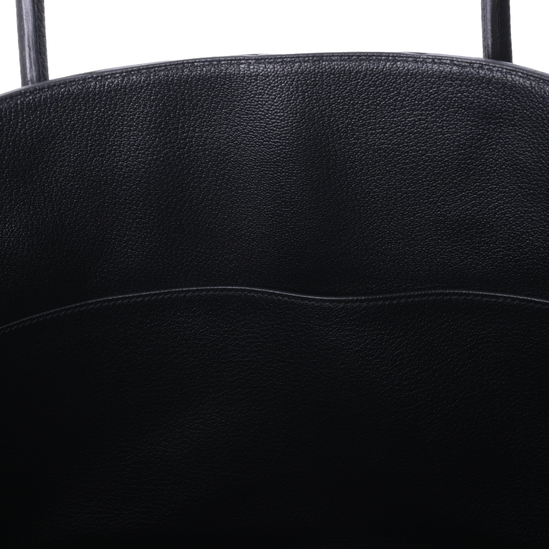 HERMES バーキン45 ロングショルダー フィヨルド 黒 SS □J刻印