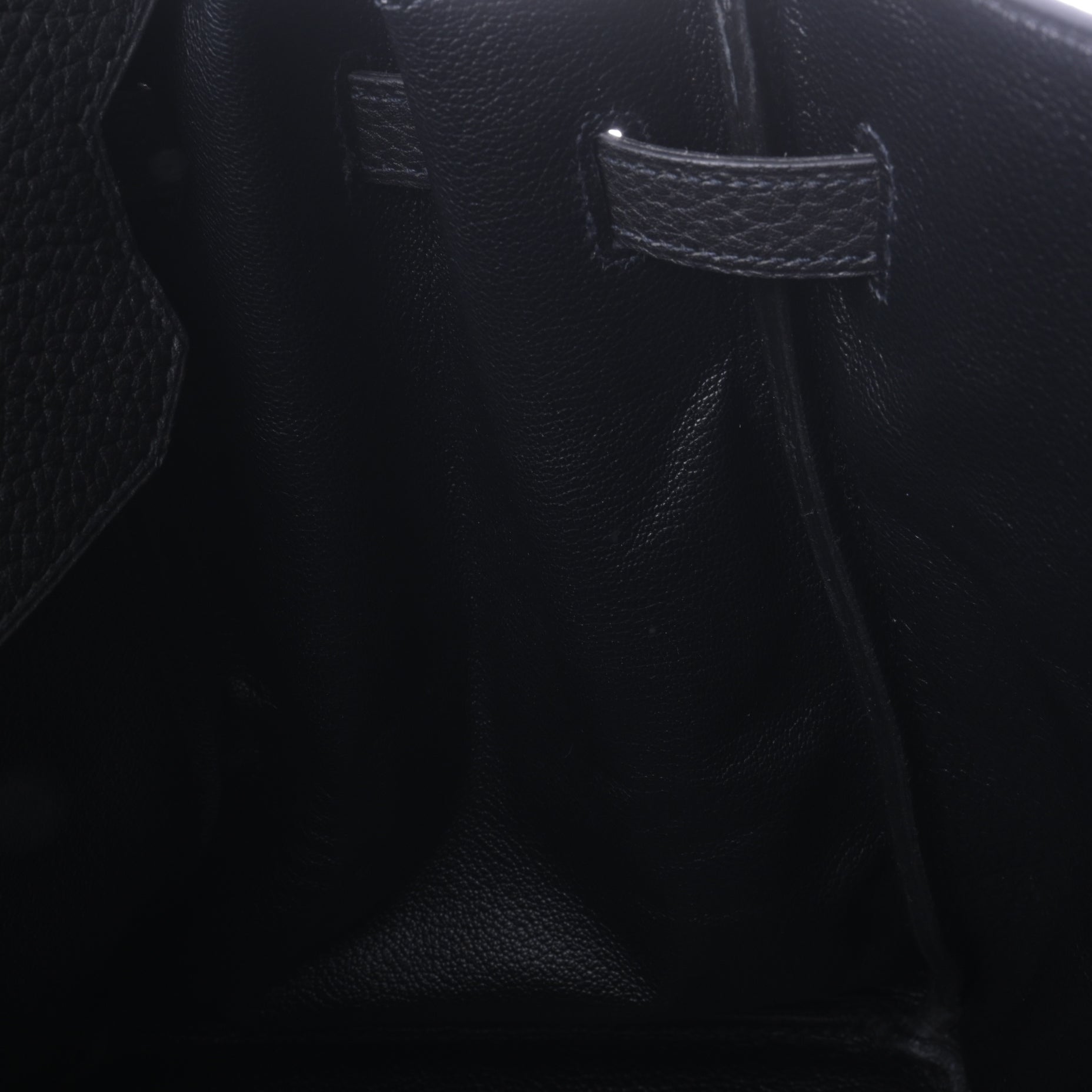 HERMES バーキン45 ロングショルダー フィヨルド 黒 SS □J刻印