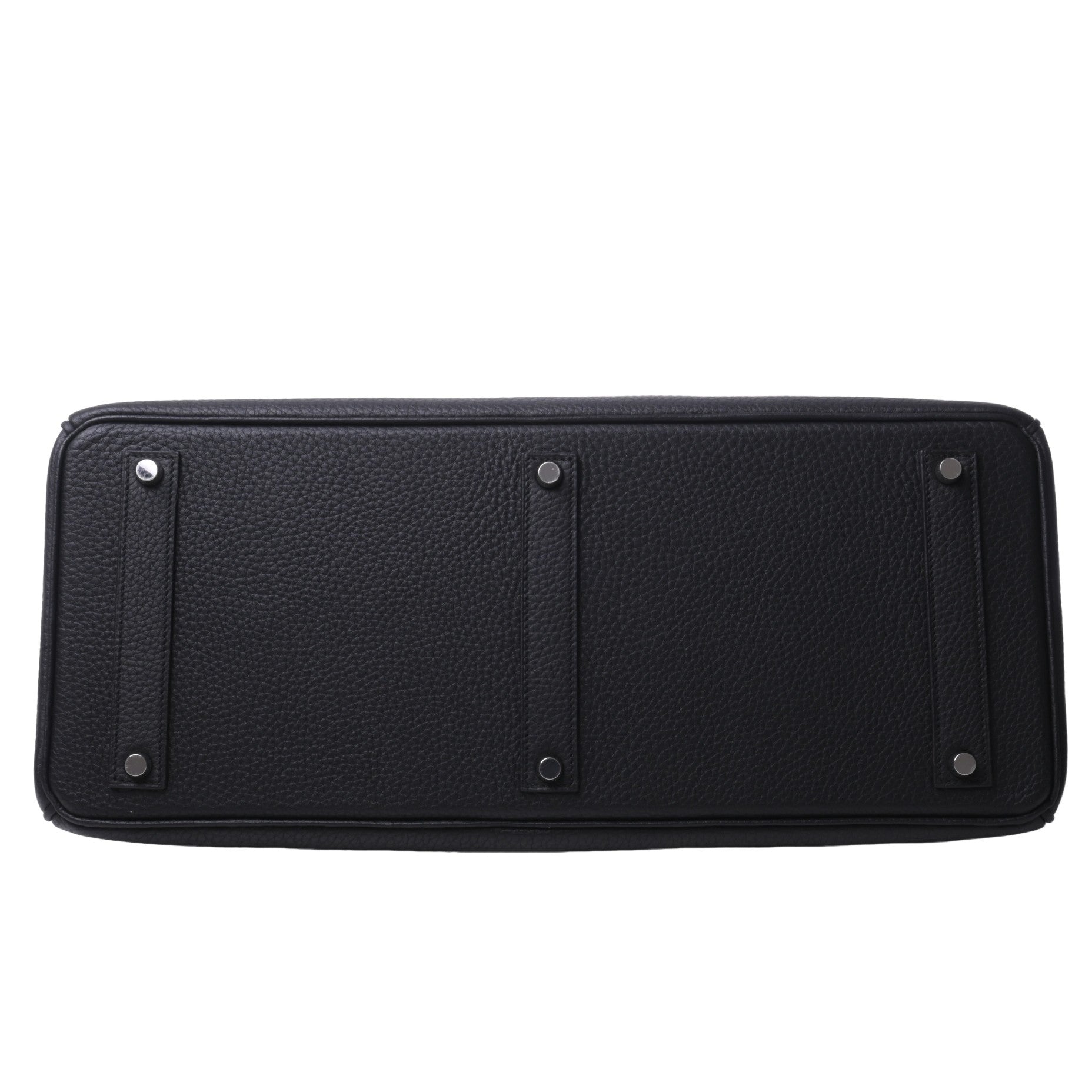 HERMES バーキン45 ロングショルダー フィヨルド 黒 SS □J刻印