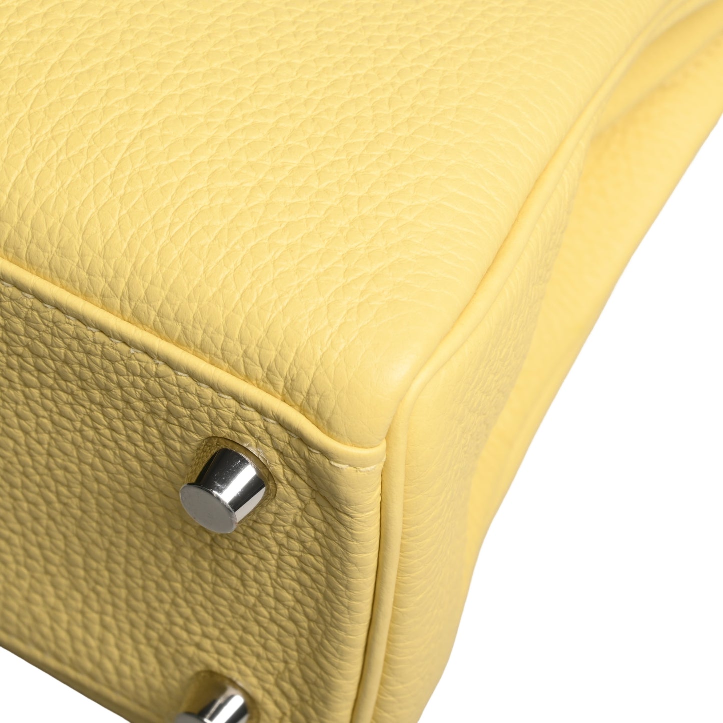 HERMES ケリー25 トゴ ジョーヌプッサン SS B刻印
