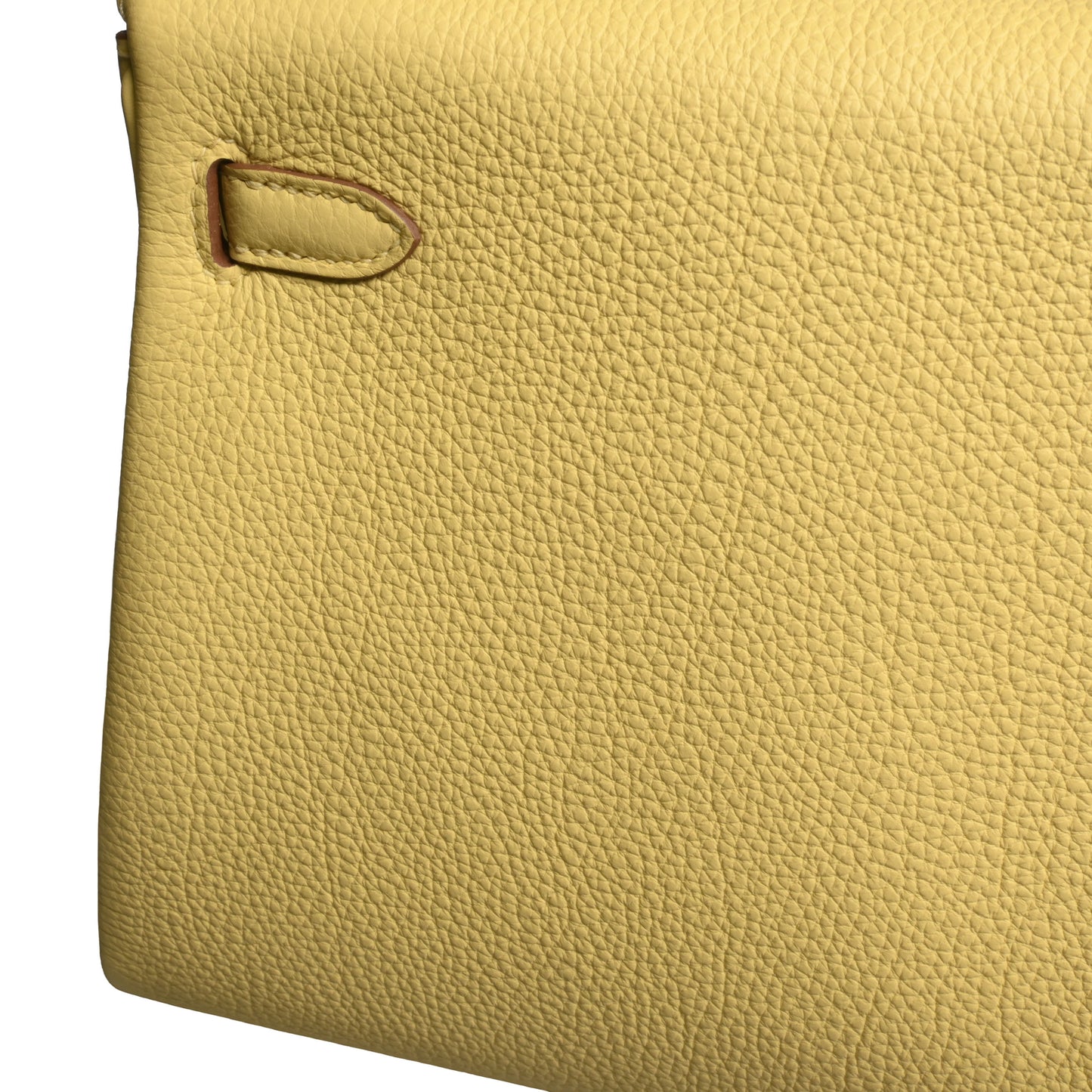 HERMES ケリー25 トゴ ジョーヌプッサン SS B刻印